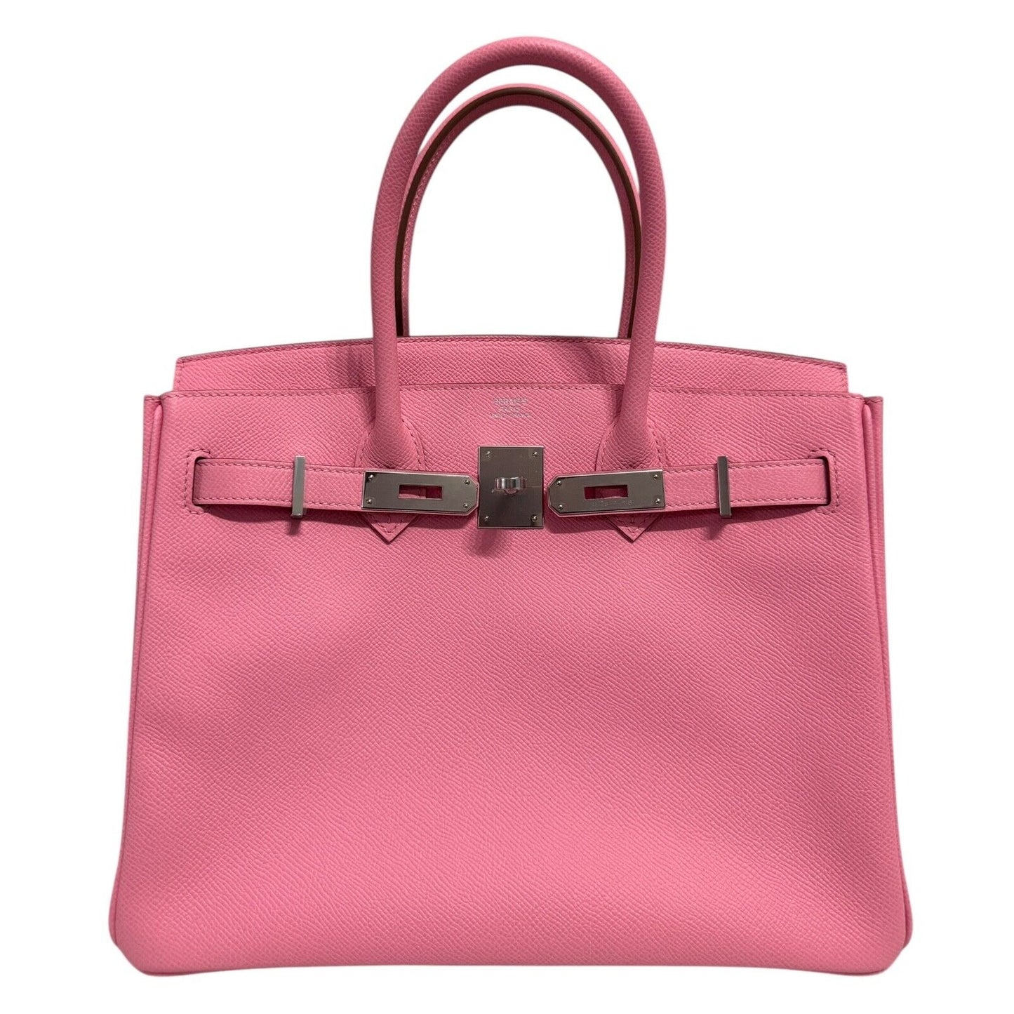 Hermes Birkin 30 Rose Confetti Pink Epsom Leather Palladium Hardware Handbag