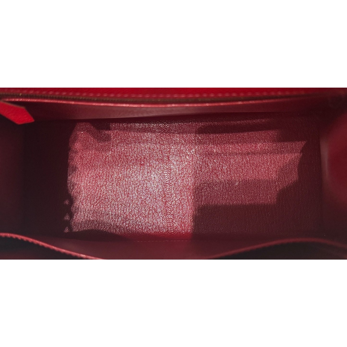 Hermes Kelly 28 Sellier Rouge Casaque Red Epsom Leather Gold Hardware