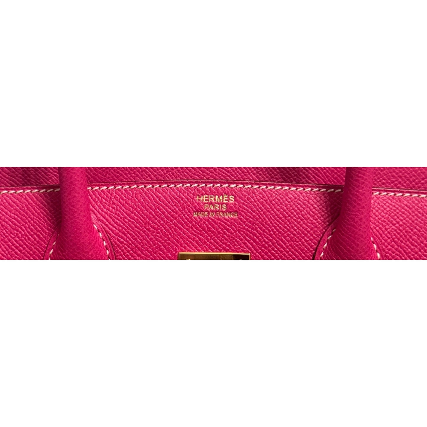 Hermes Birkin 30 Rose Tyrien Pink Epsom Leather Gold Hardware RARE