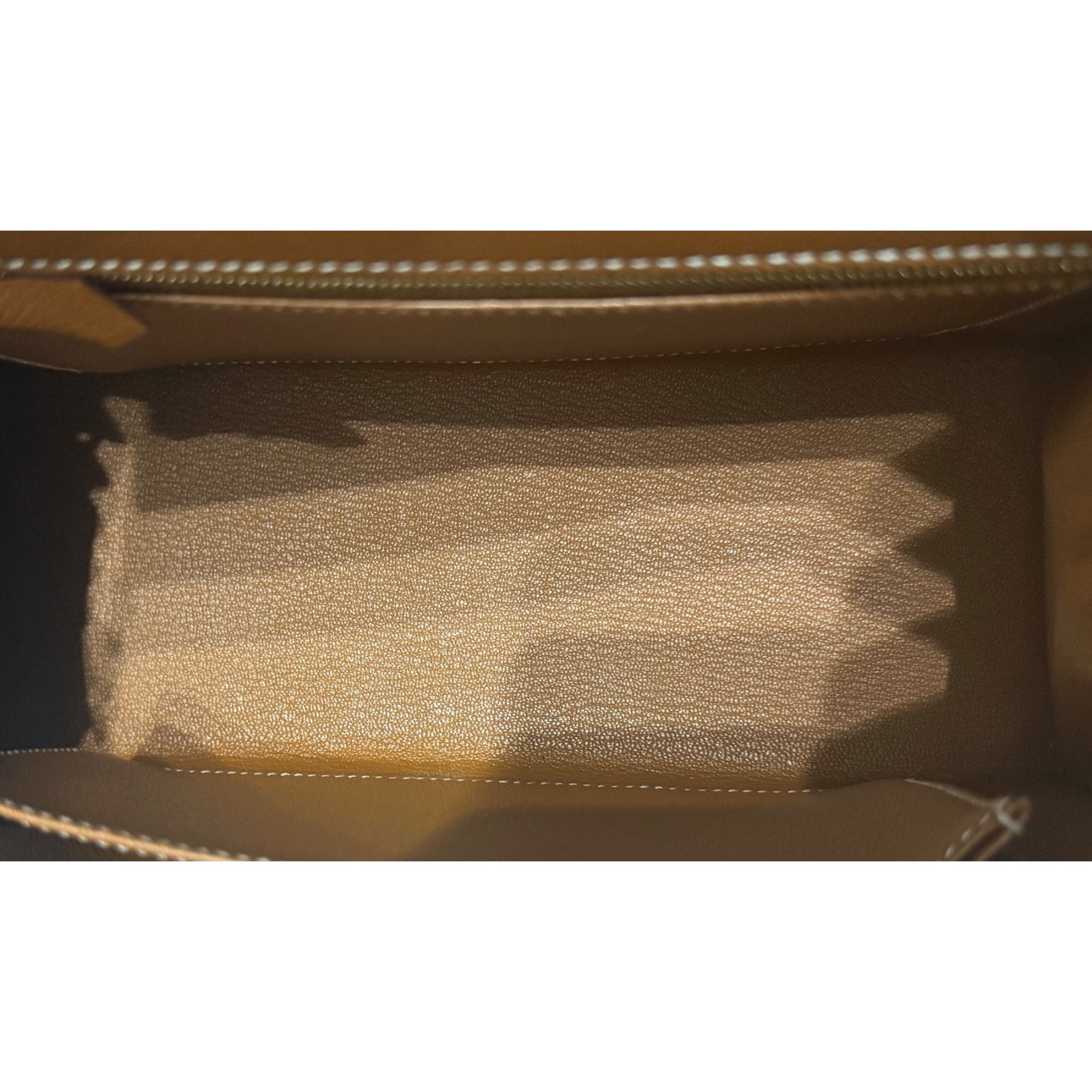 Hermes Kelly 25 Sellier Gold Tan Epsom Leather Gold Hardware