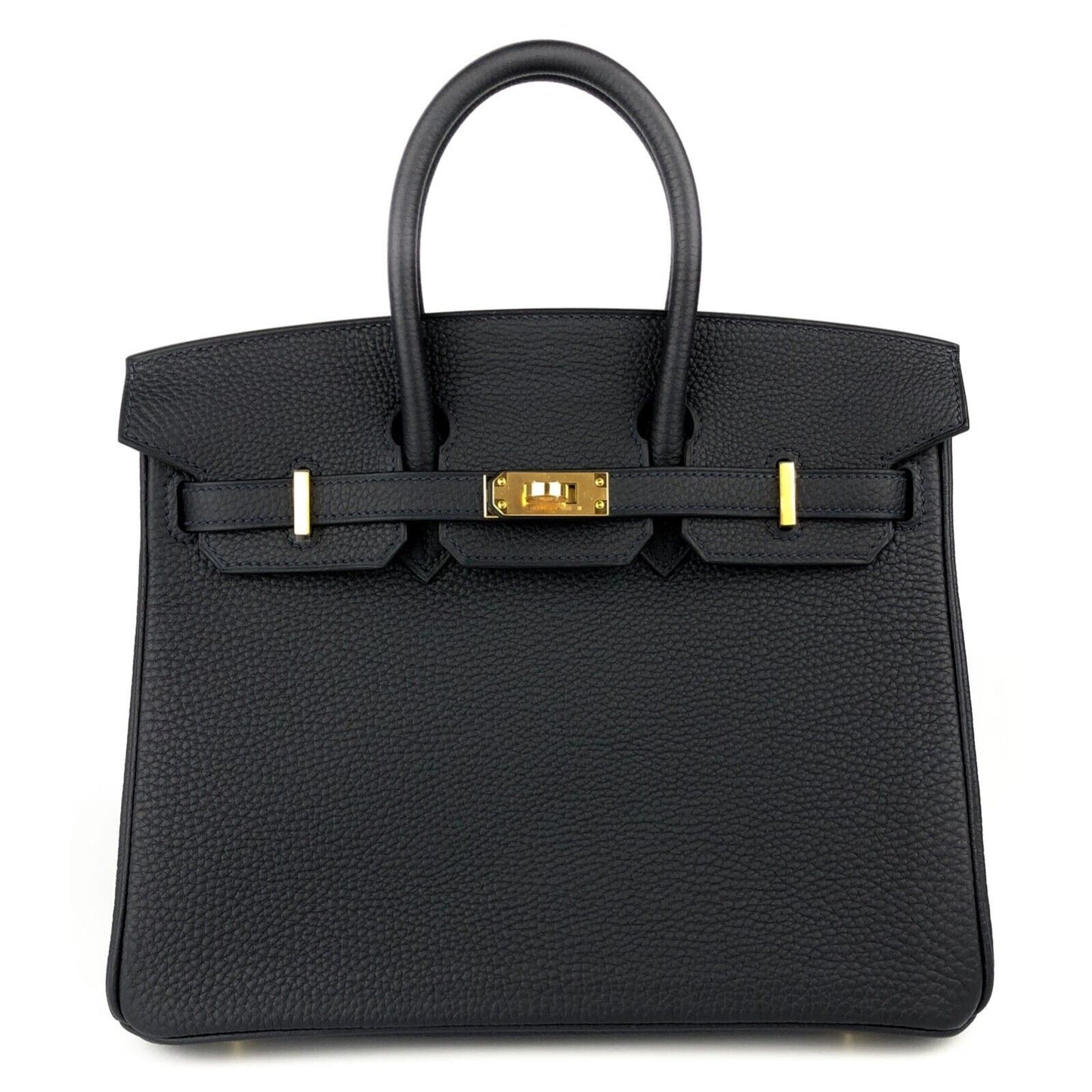 Hermes Birkin 25 Caban Dark Blue Togo Leather Gold Hardware 2022