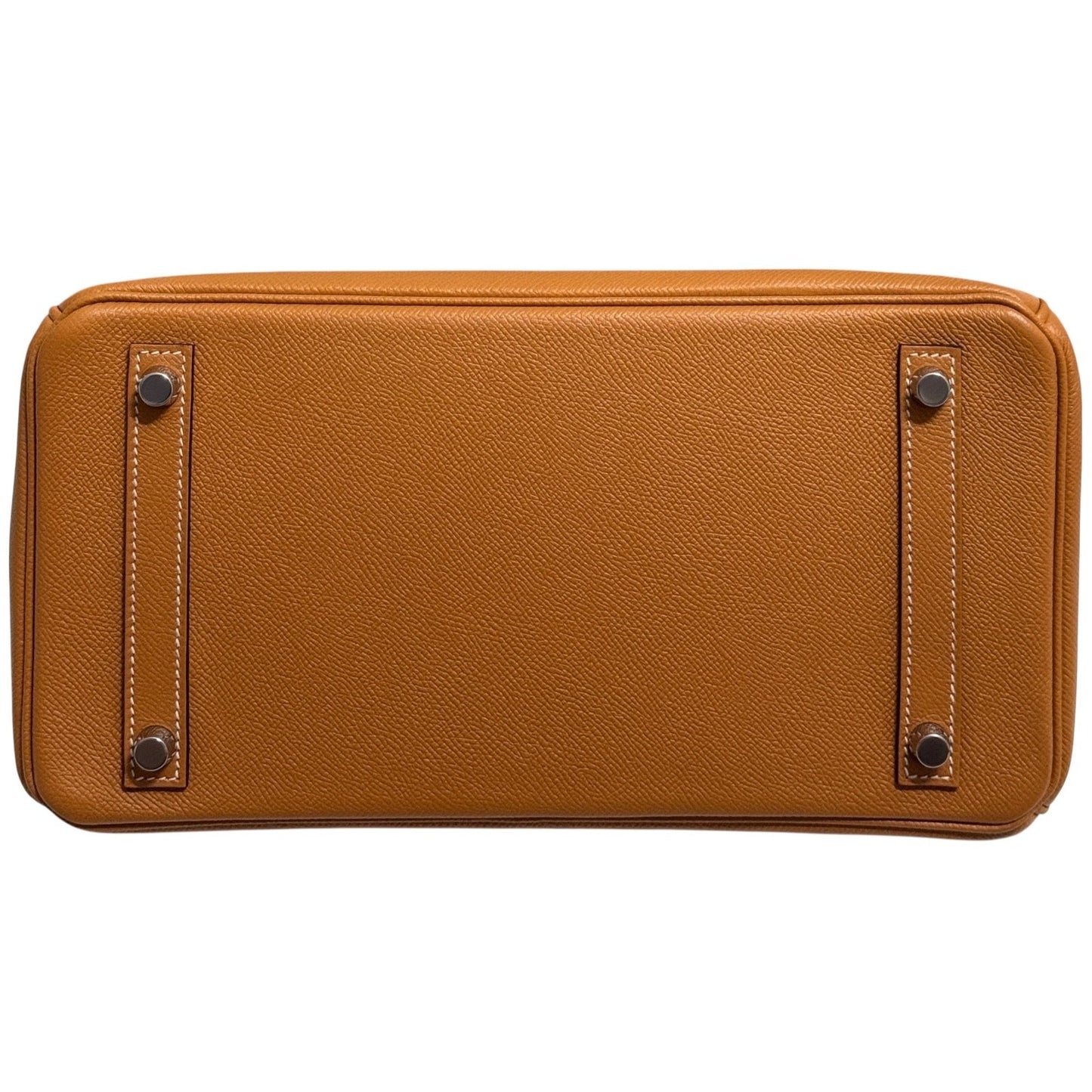 Hermes Birkin 30 Toffee Tan Camel Epsom Leather Palladium Hardware