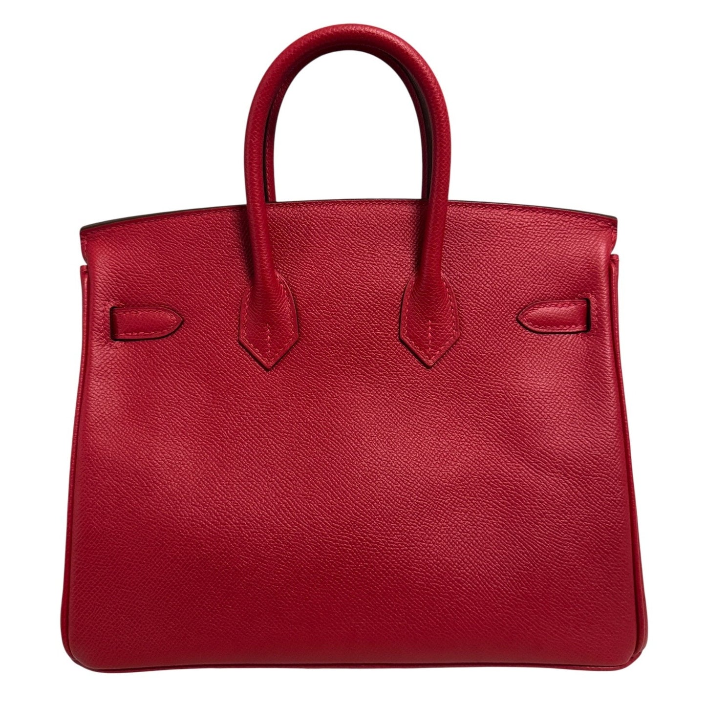 Hermes Birkin 25 Special Order Rouge Casaque Red Epsom Leather Gold Hardware