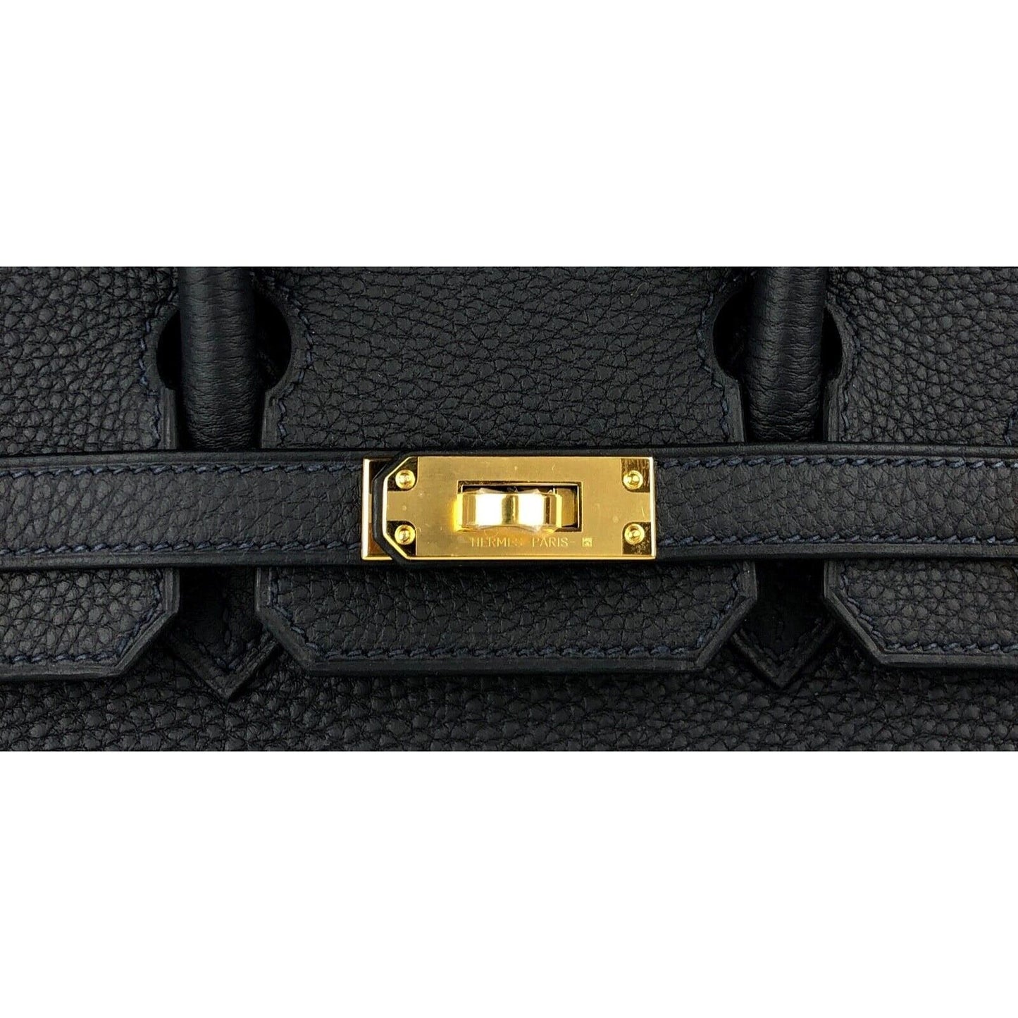 Hermes Birkin 25 Caban Dark Blue Togo Leather Gold Hardware 2022
