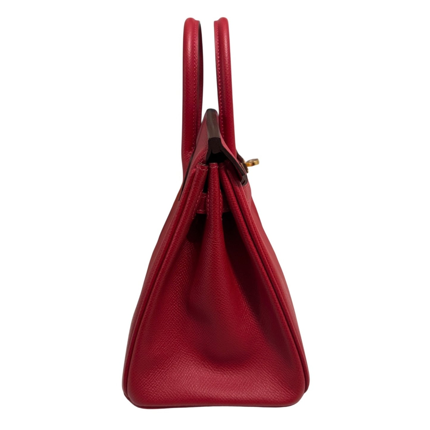 Hermes Birkin 25 Special Order Rouge Casaque Red Epsom Leather Gold Hardware
