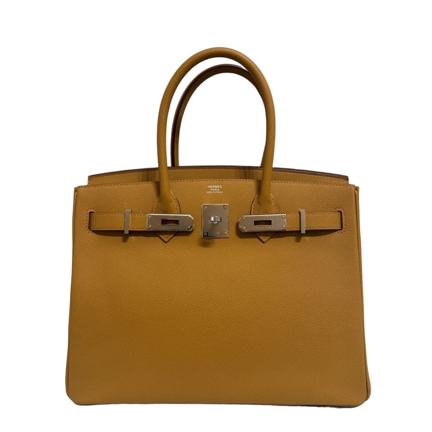 Hermes Birkin 30 Biscuit Tan Epsom Leather Gold Hardware RARE