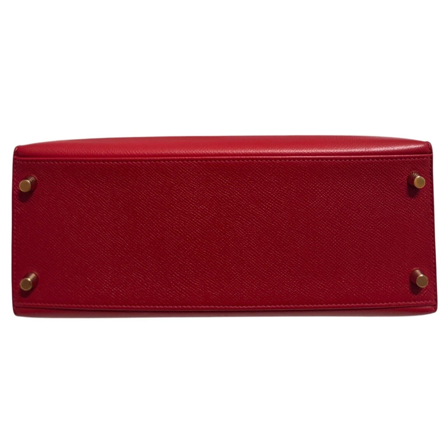 Hermes Kelly 28 Sellier Rouge Casaque Red Epsom Leather Gold Hardware