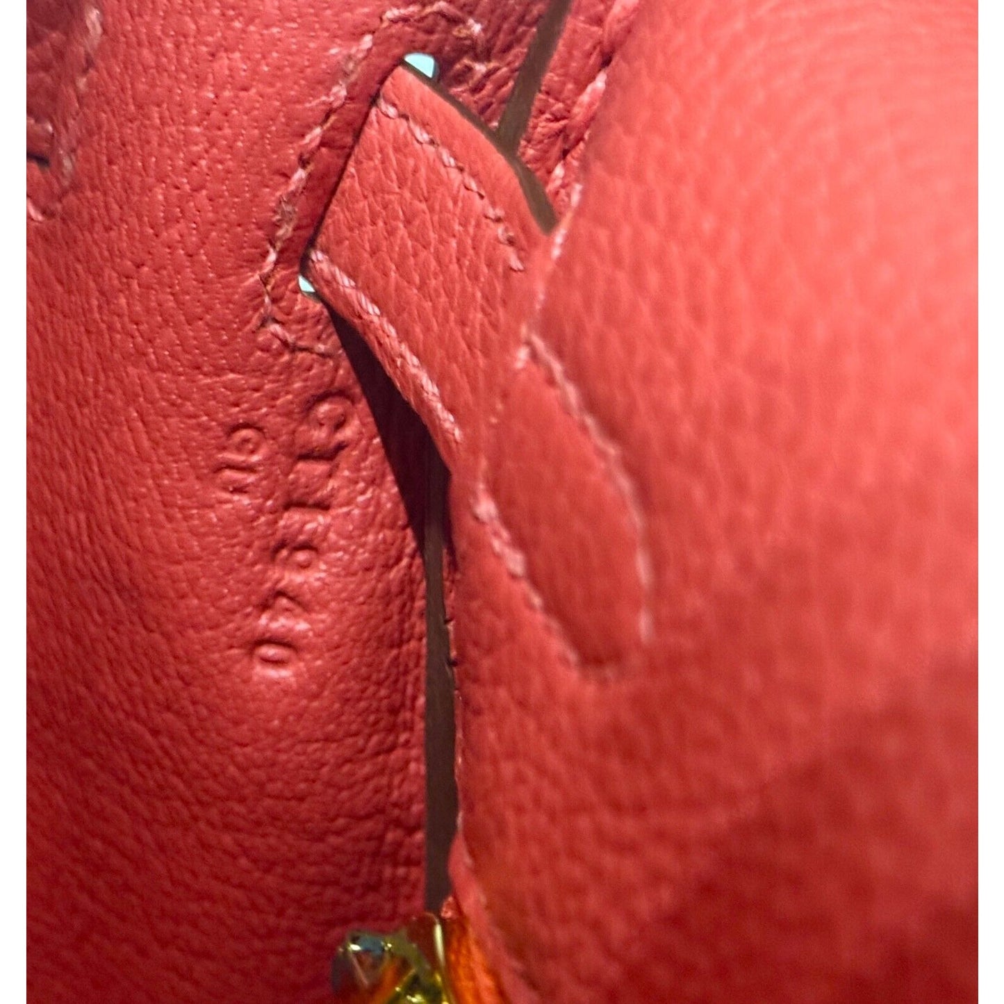 Hermes Kelly 25 Rouge Red Togo Leather Gold Hardware
