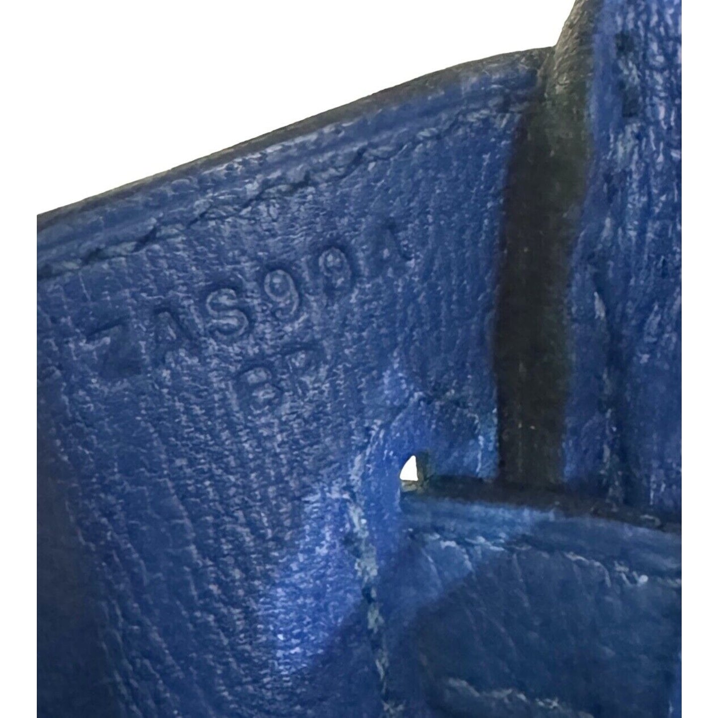 Hermes Birkin 25 Bleu Royal Royal Blue Togo Leather Palladium Hardware Handbag