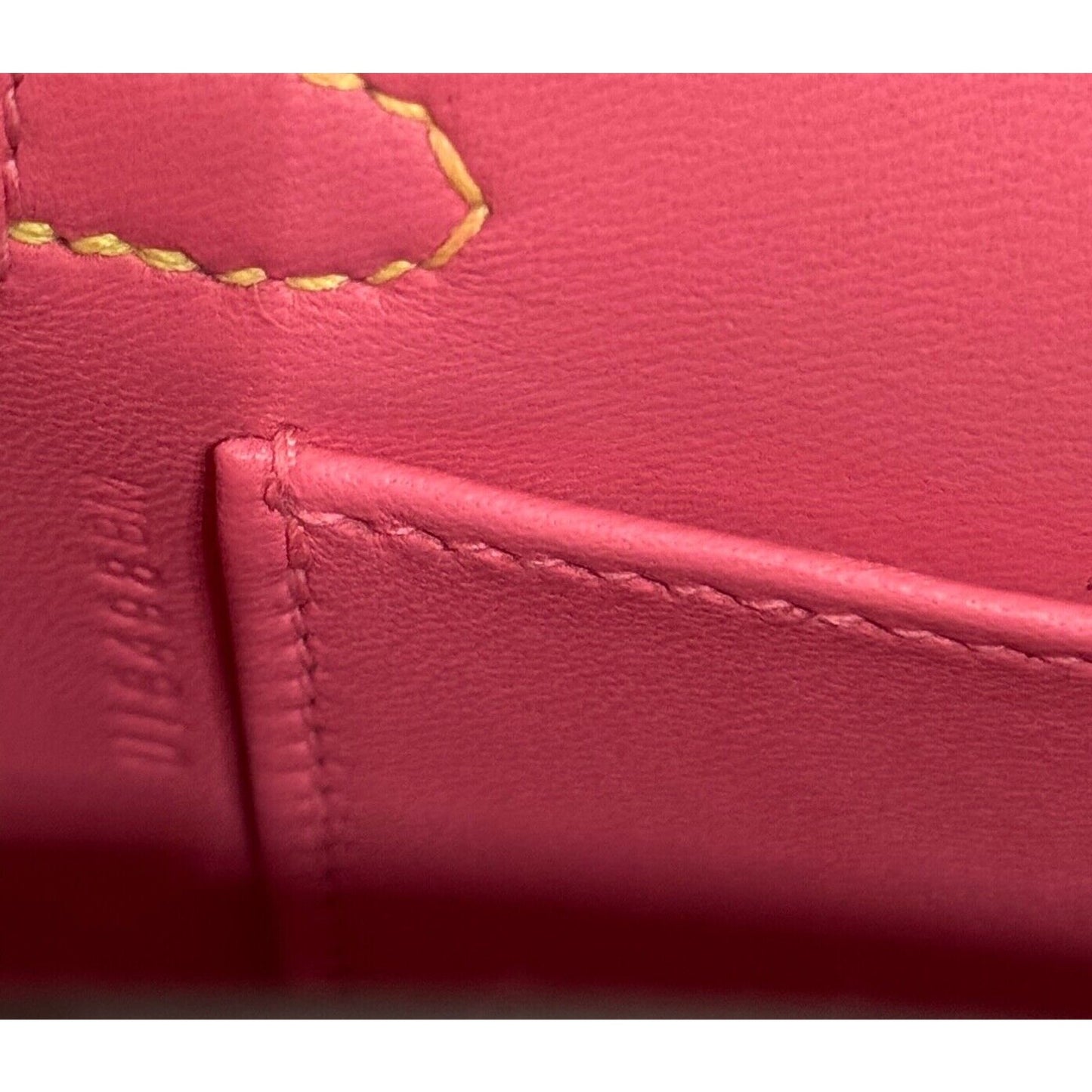 Hermes Kelly Mini 20 Special Order Rose Azalee Pink Lime Yellow Epsom Palladium Hardware