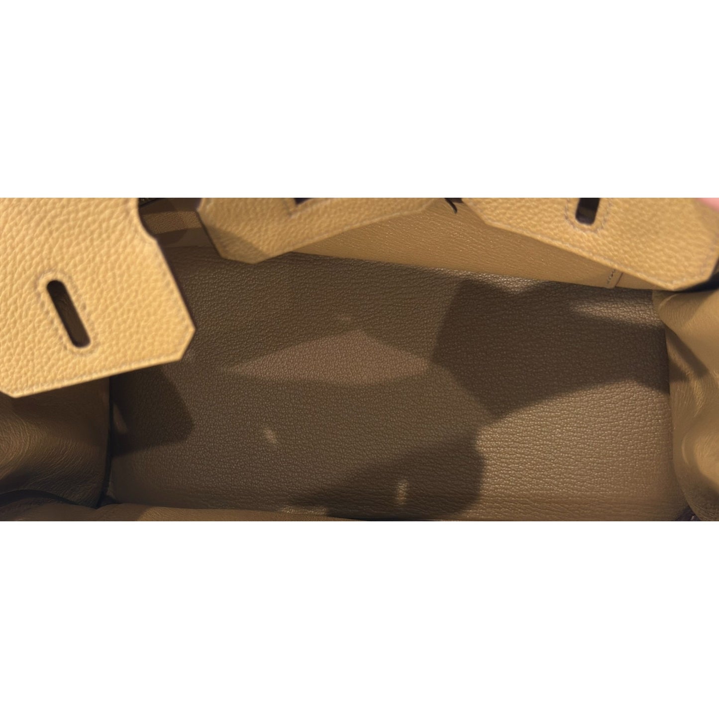 Hermes Birkin 25 Biscuit Tan Beige Togo Leather Gold Hardware NEW