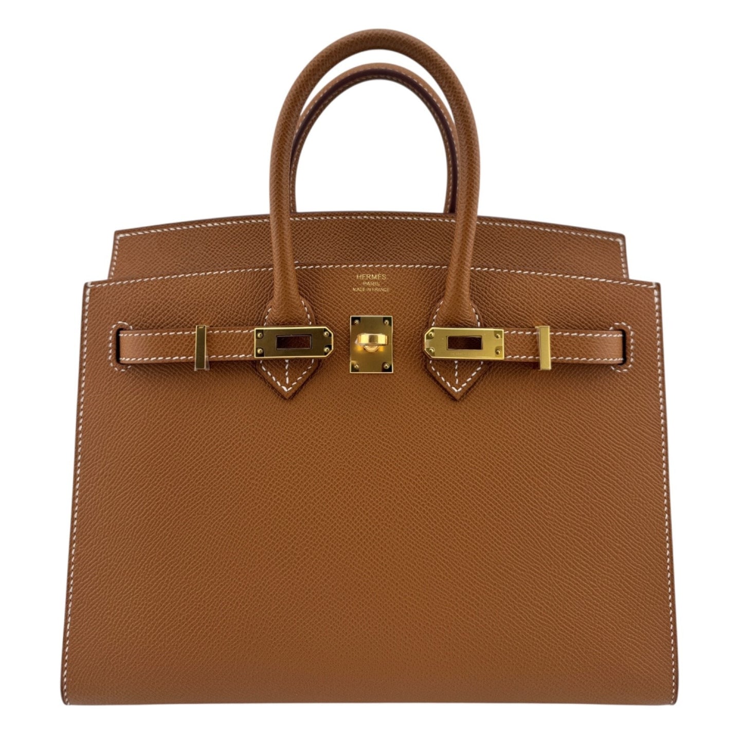 Hermes Birkin 25 Sellier Gold Tan Epsom Leather Gold Hardware