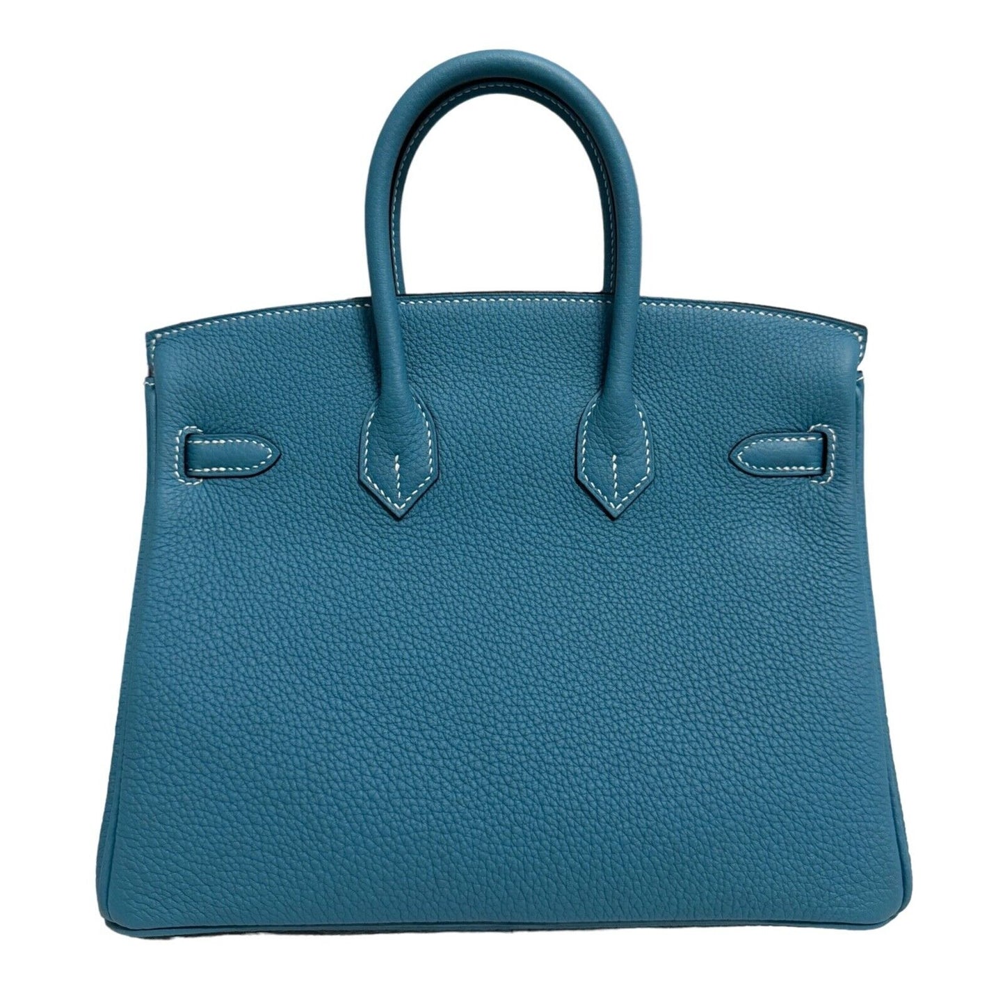 Hermes Birkin 25 Blue Jean Togo Leather Gold Hardware 2024