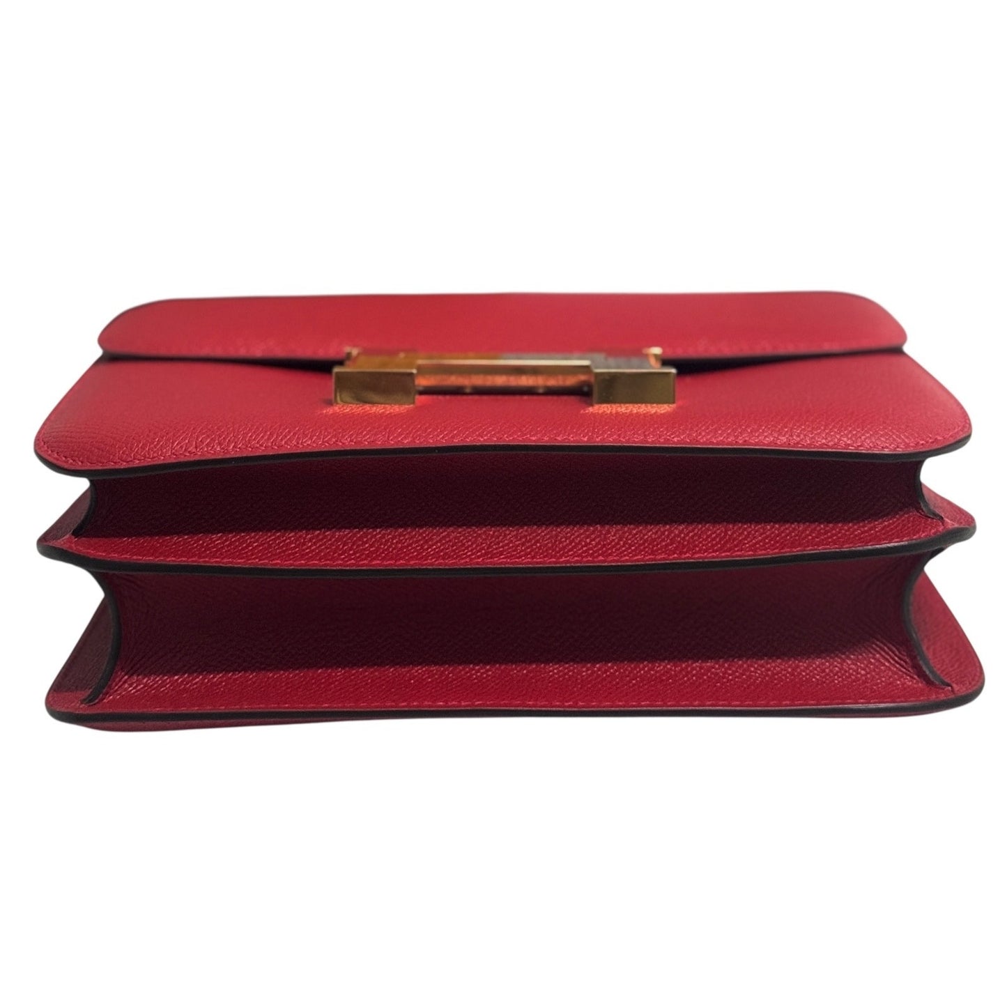 Hermes Constance 24 Rouge Casaque Red Epsom Leather Gold Hardware