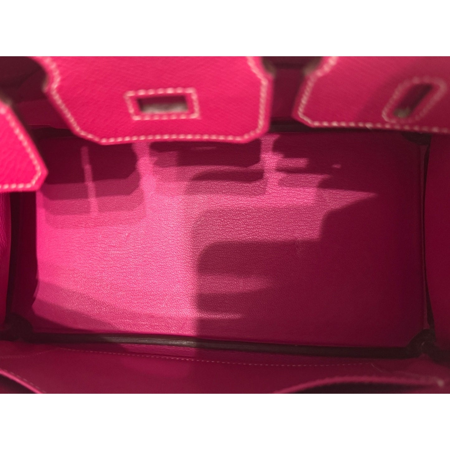 Hermes Birkin 25 Rose Tyrien Pink Candy Collection Epsom Leather Palladium Hardware Rare