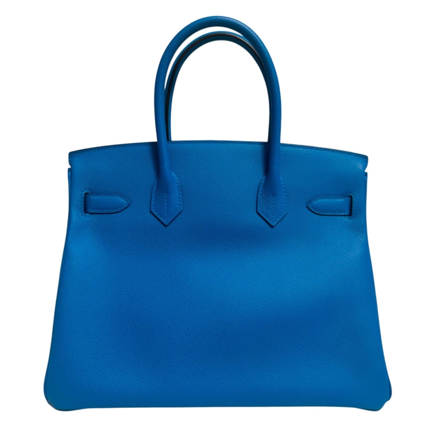 Hermes Birkin 30 Blue Frida Bleu Epsom Leather Gold Hardware