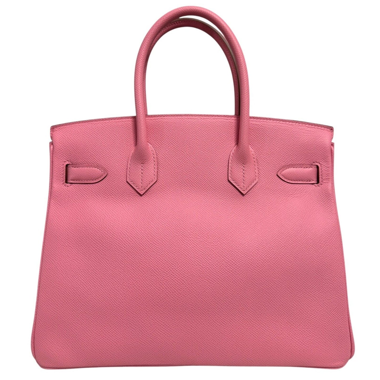 Hermes Birkin 30 Rose Confetti Pink Epsom Leather Palladium Hardware Handbag