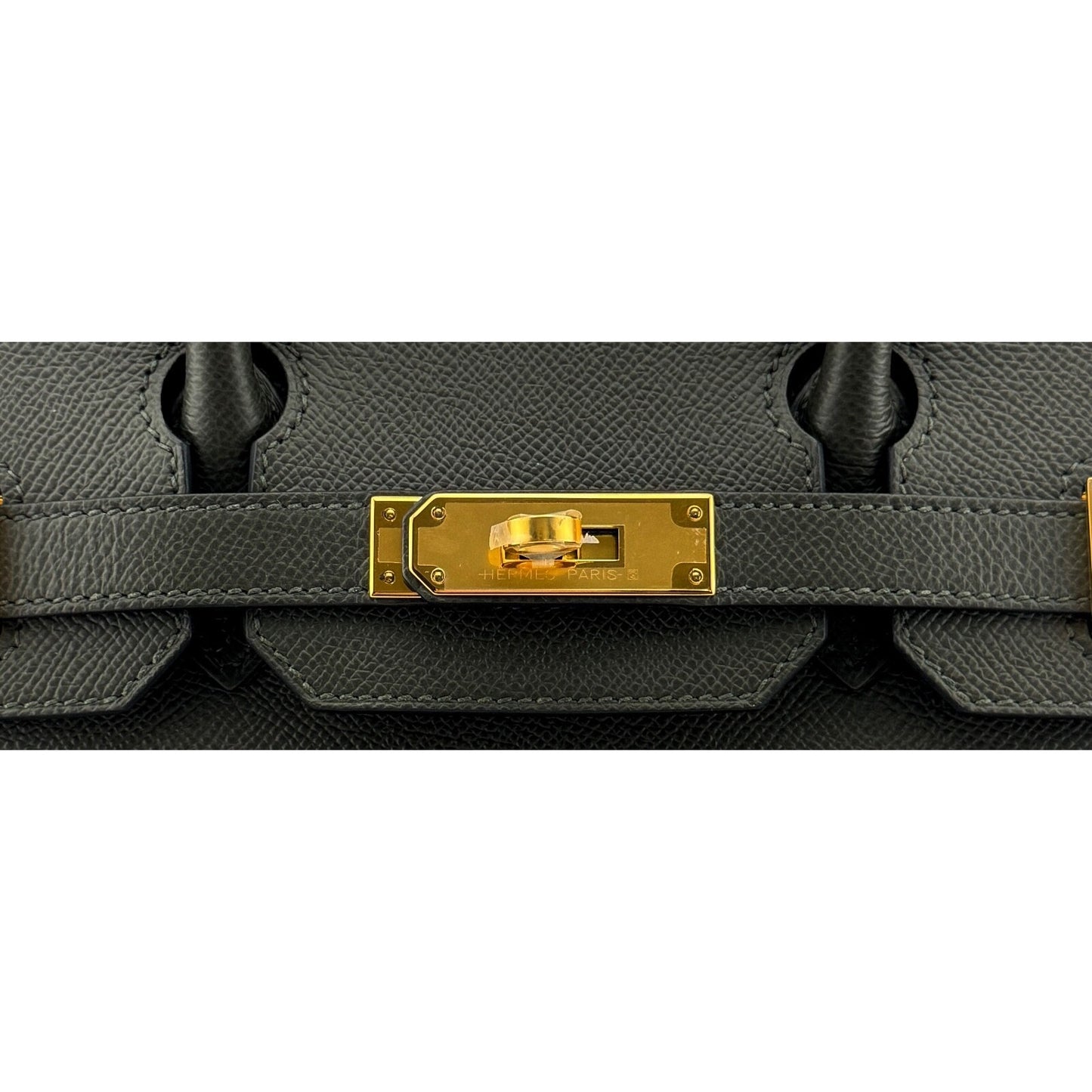 Hermes Birkin 30 Sellier Vert de Gris Green Epsom Leather Gold Hardware Handbag