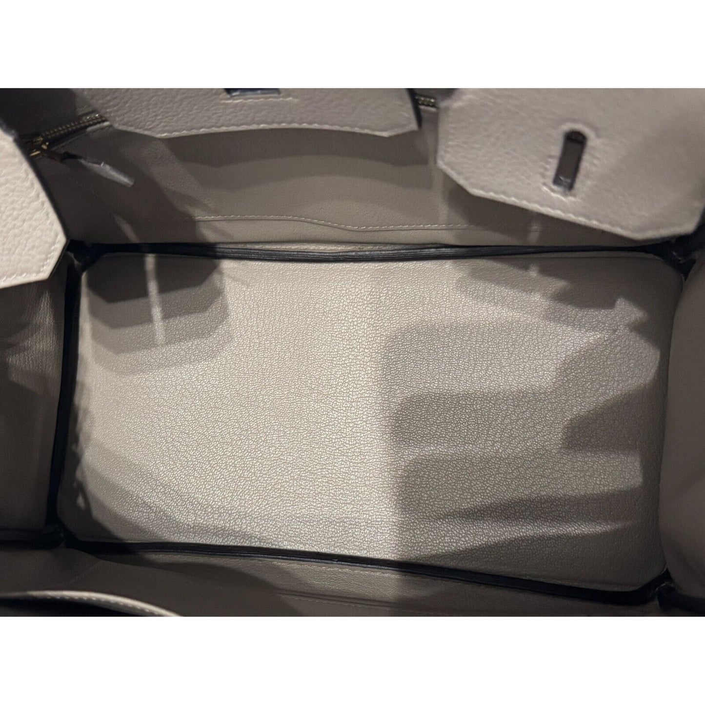 Hermes Birkin 30 Gris Asphalt Gray Novillo Leather Gold Hardware RARE