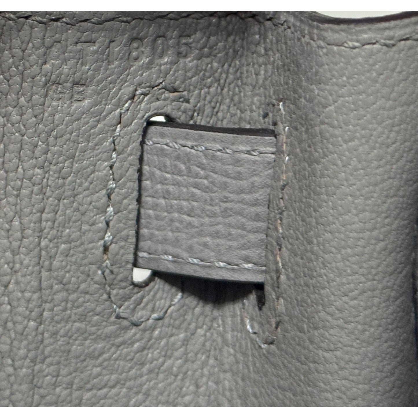 Hermes Kelly 28 Sellier Gris Mouette Gray Epsom Leather Gold Hardware RARE