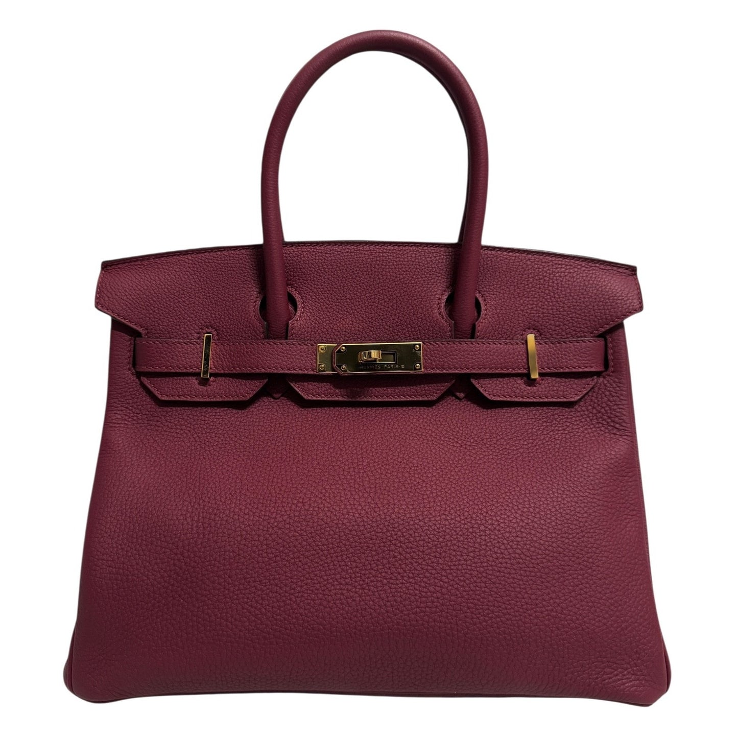 Hermes Birkin 30 Rouge Grenat Red Togo Leather Gold Hardware