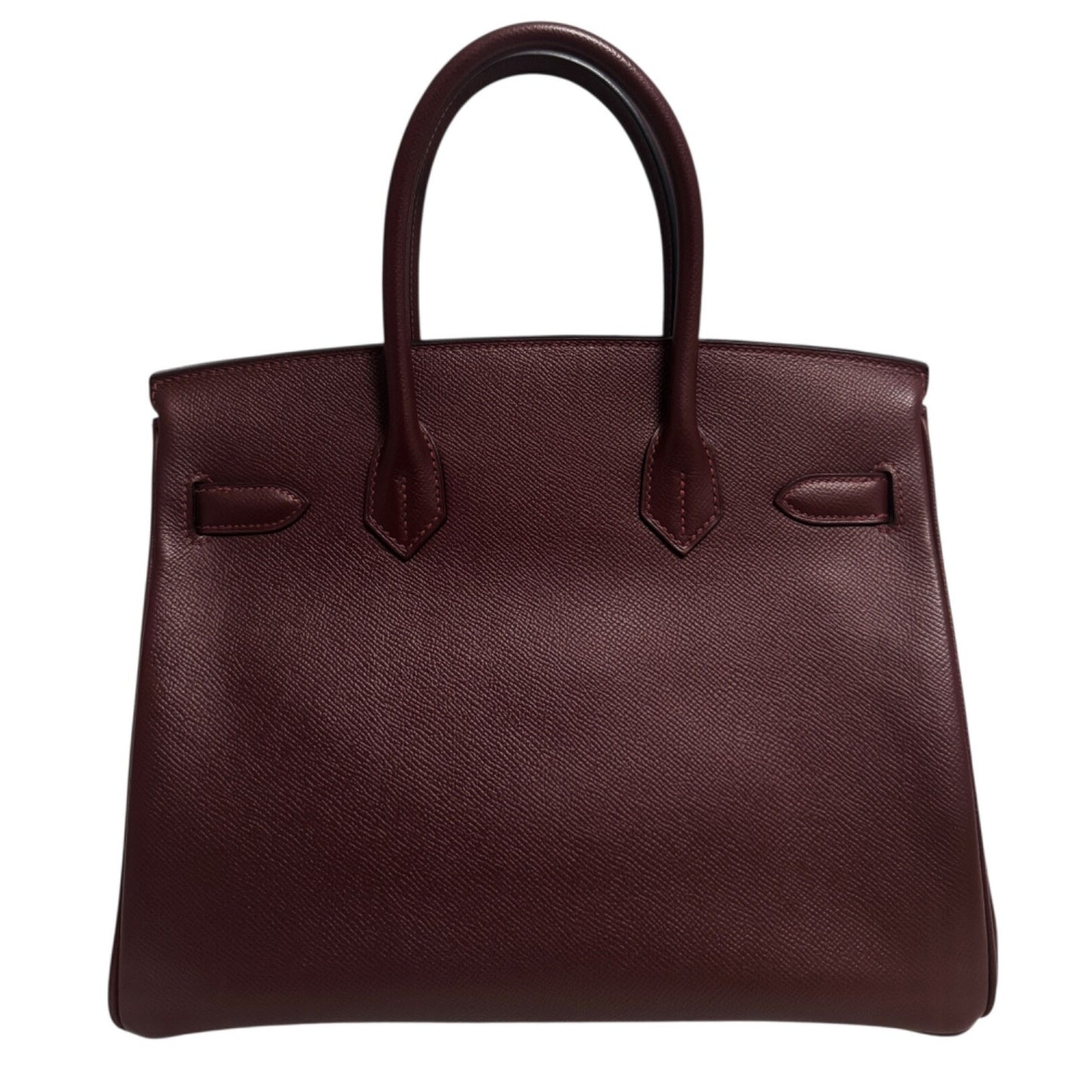 Hermes Birkin 30 Rouge H Burgundy Red Epsom Leather Gold Hardware