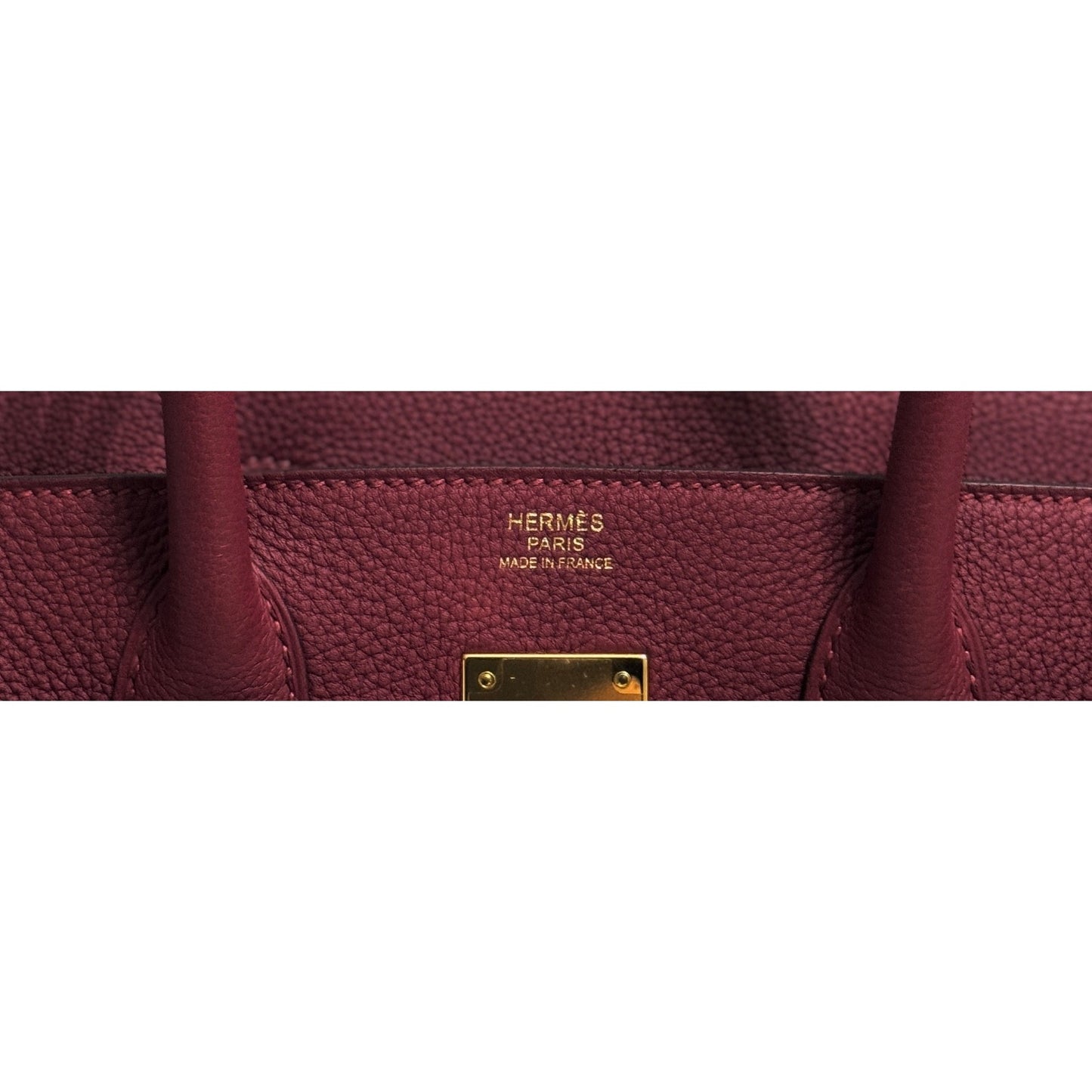 Hermes Birkin 30 Rouge Grenat Red Togo Leather Gold Hardware