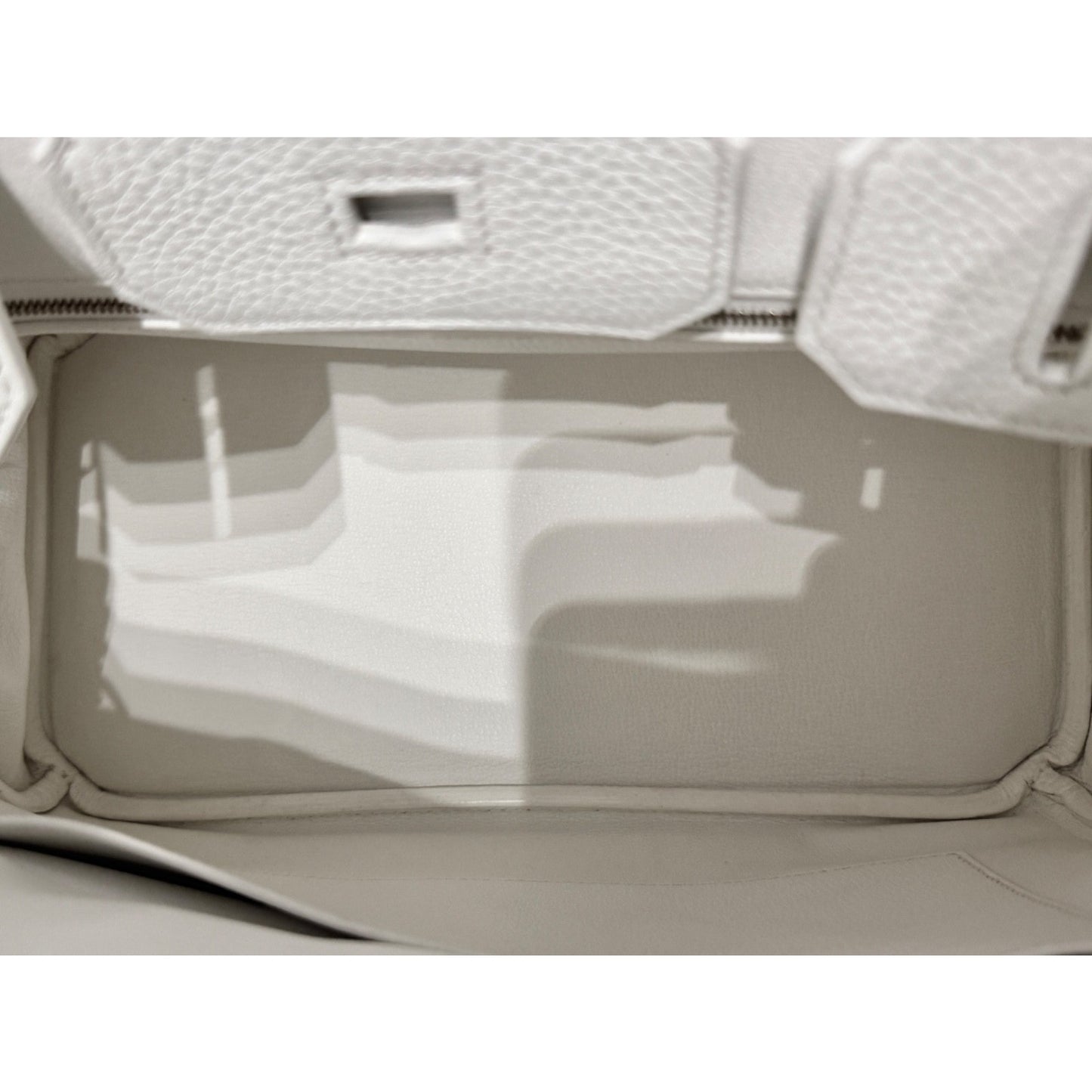 Hermes Birkin 30 White Blanc Leather Gold Hardware RARE