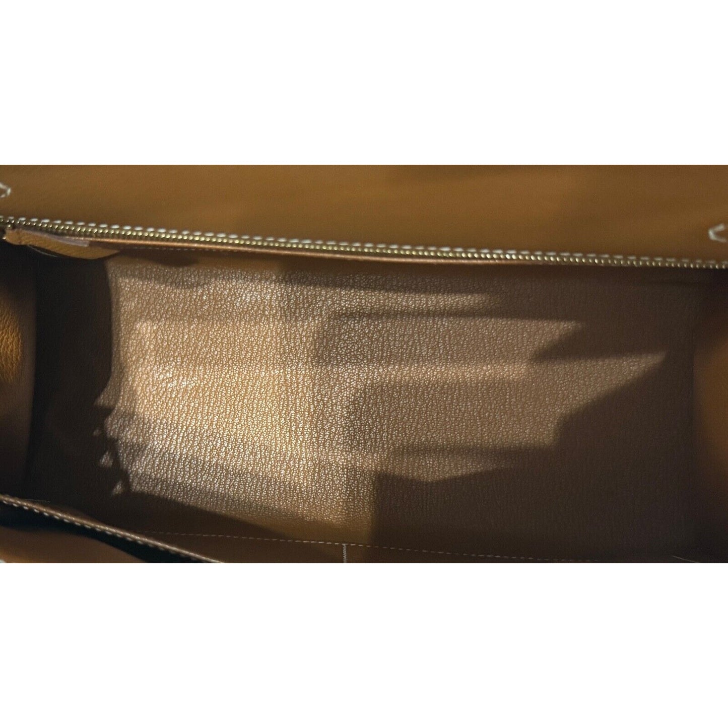 Hermes Kelly 28 Sellier Gold Tan Epsom Leather Gold Hardware