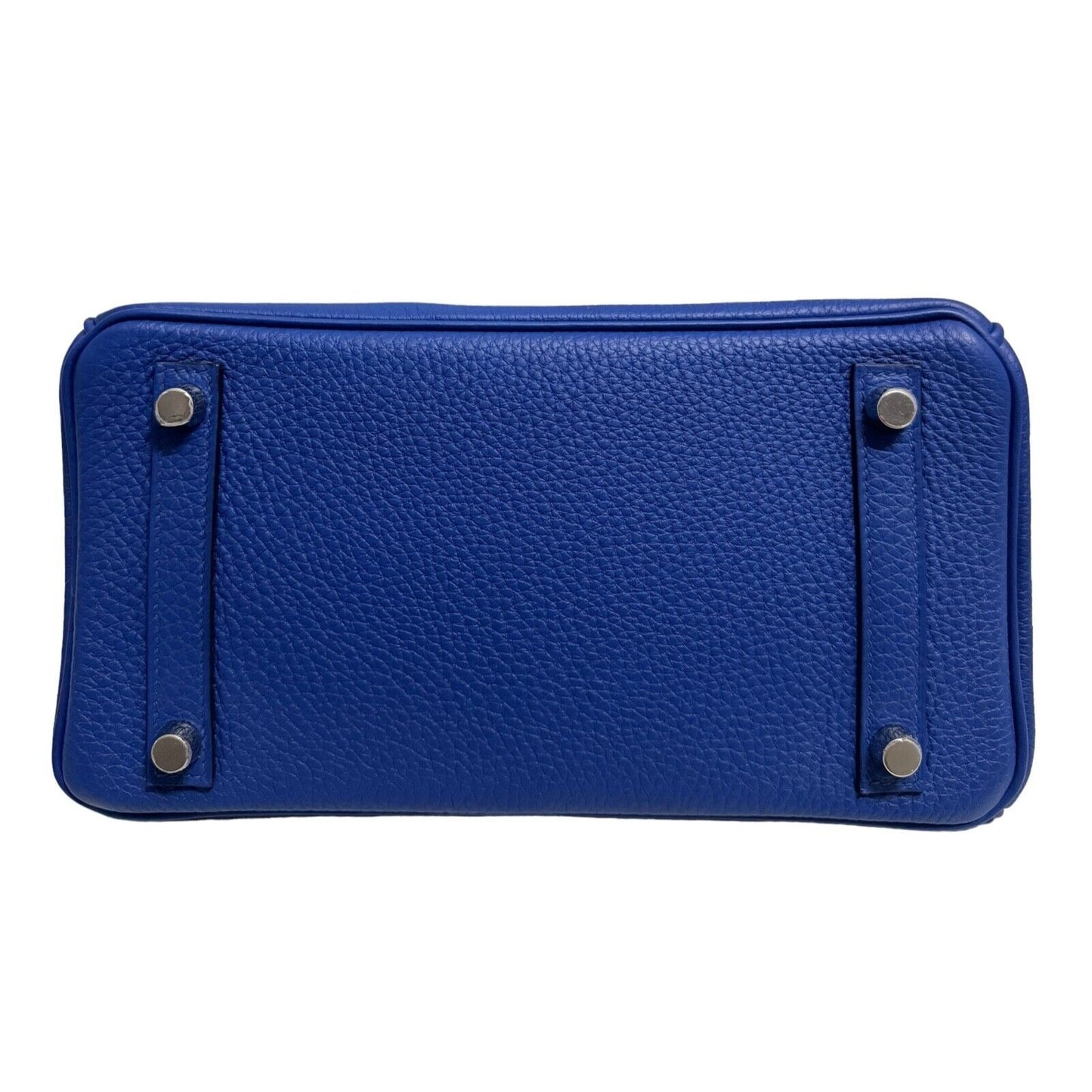 Hermes Birkin 25 Bleu Royal Royal Blue Togo Leather Palladium Hardware Handbag