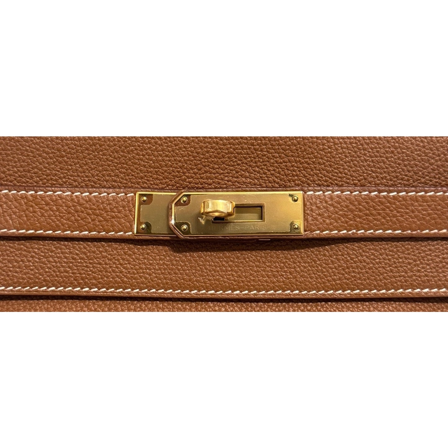 Hermes Kelly 28 Gold Tan Togo Leather Gold Hardware RARE