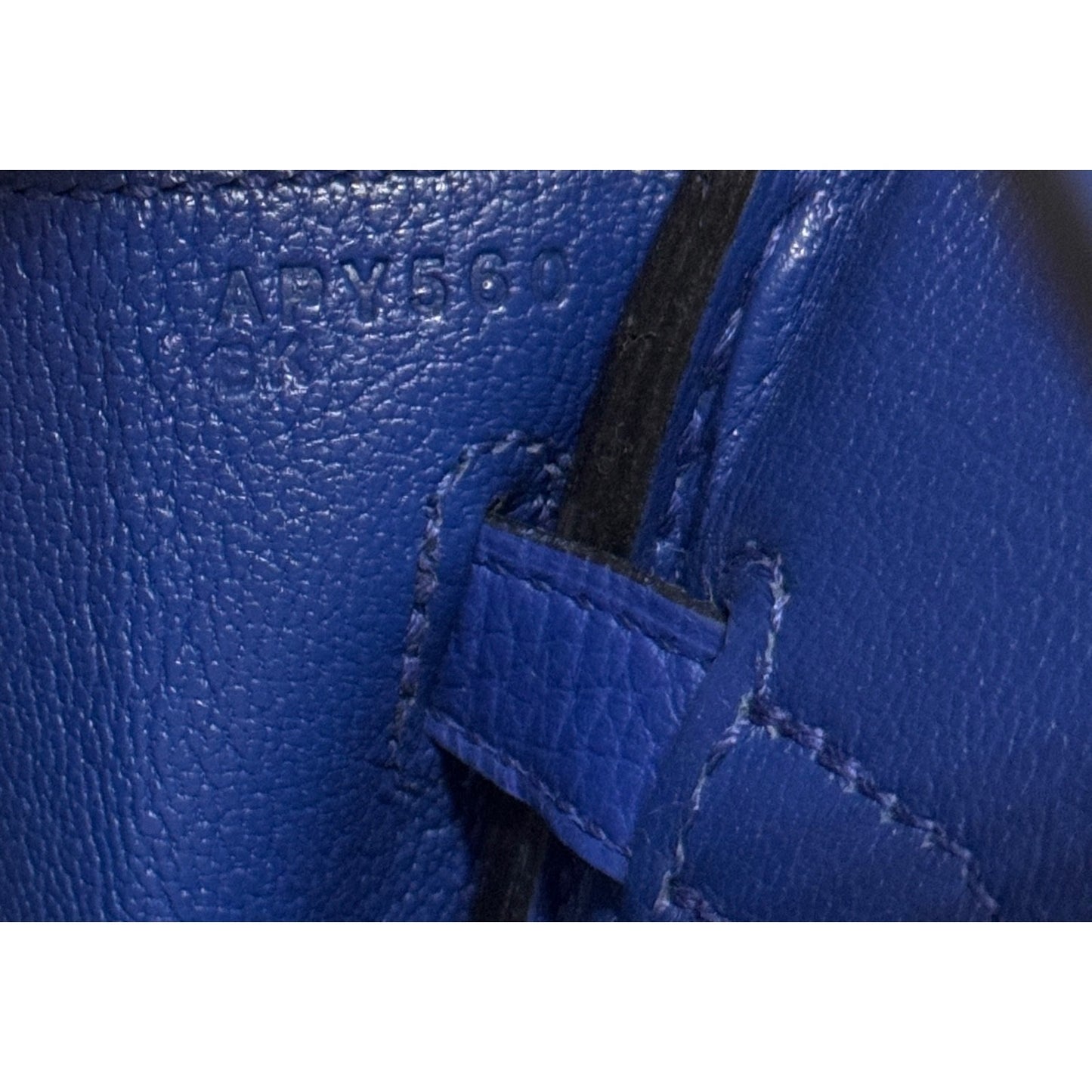 Hermes Birkin 25 Blue Electric Togo Leather Gold Hardware RARE
