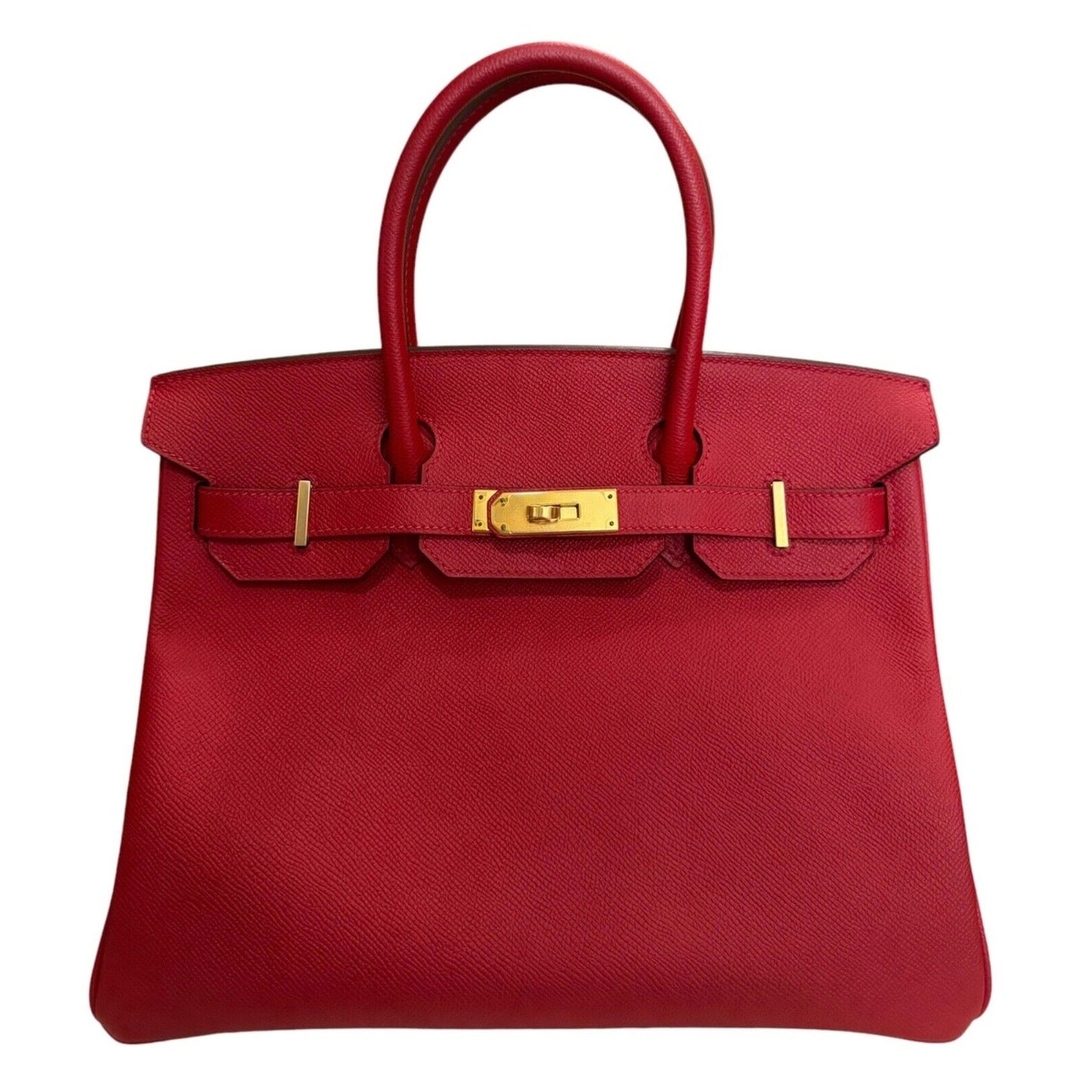 Hermes Birkin 30 Rouge Casaque Red Epsom Leather Gold Hardware
