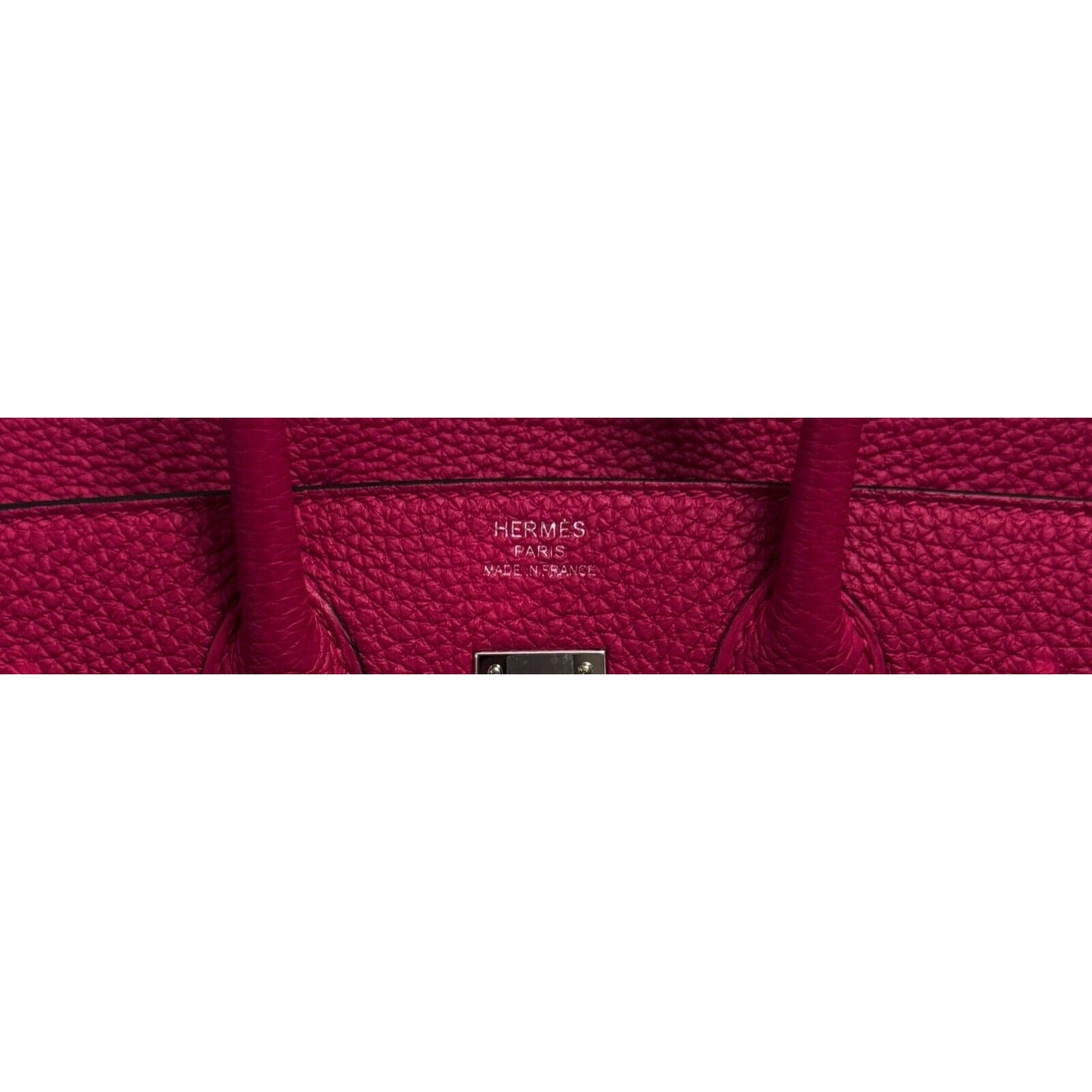 Hermes Birkin 25 Framboise Pink Red Togo Handbag Palladium Hardware 2022