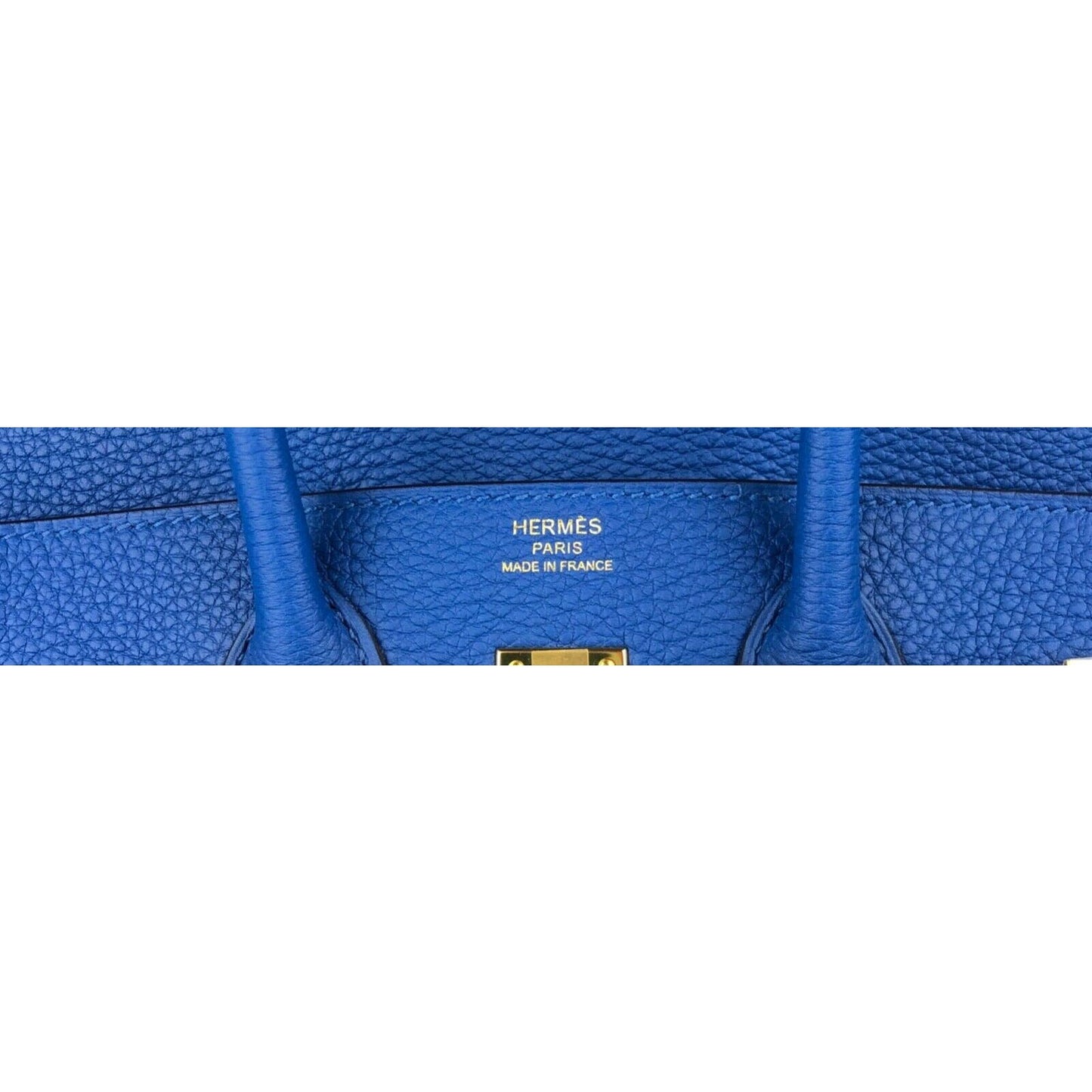Hermes Birkin 25 Blue France Togo Leather Gold Hardware 2022 Handbag