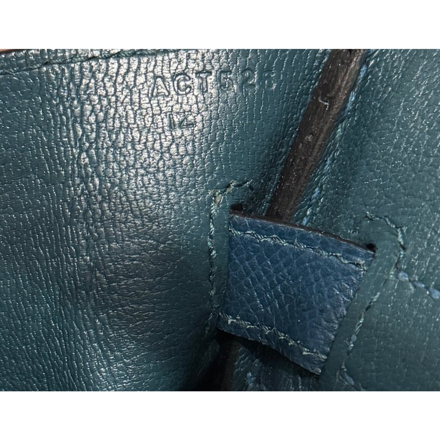 Hermes Birkin 30 Blue Colvert Epsom Leather Gold Hardware
