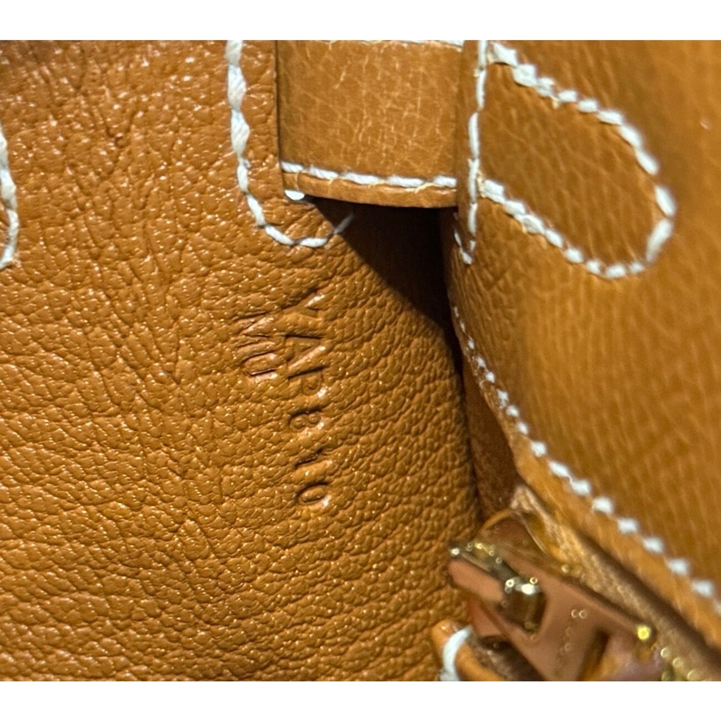 Hermes Kelly 25 Sellier Gold Tan Epsom Leather Gold Hardware