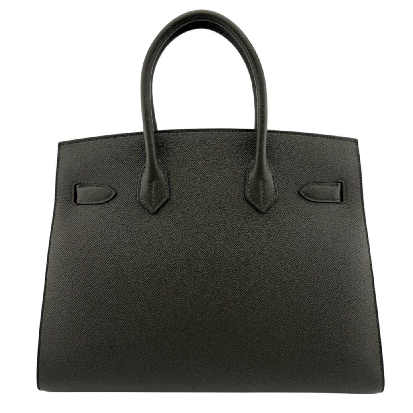 Hermes Birkin 30 Sellier Vert de Gris Green Epsom Leather Gold Hardware Handbag