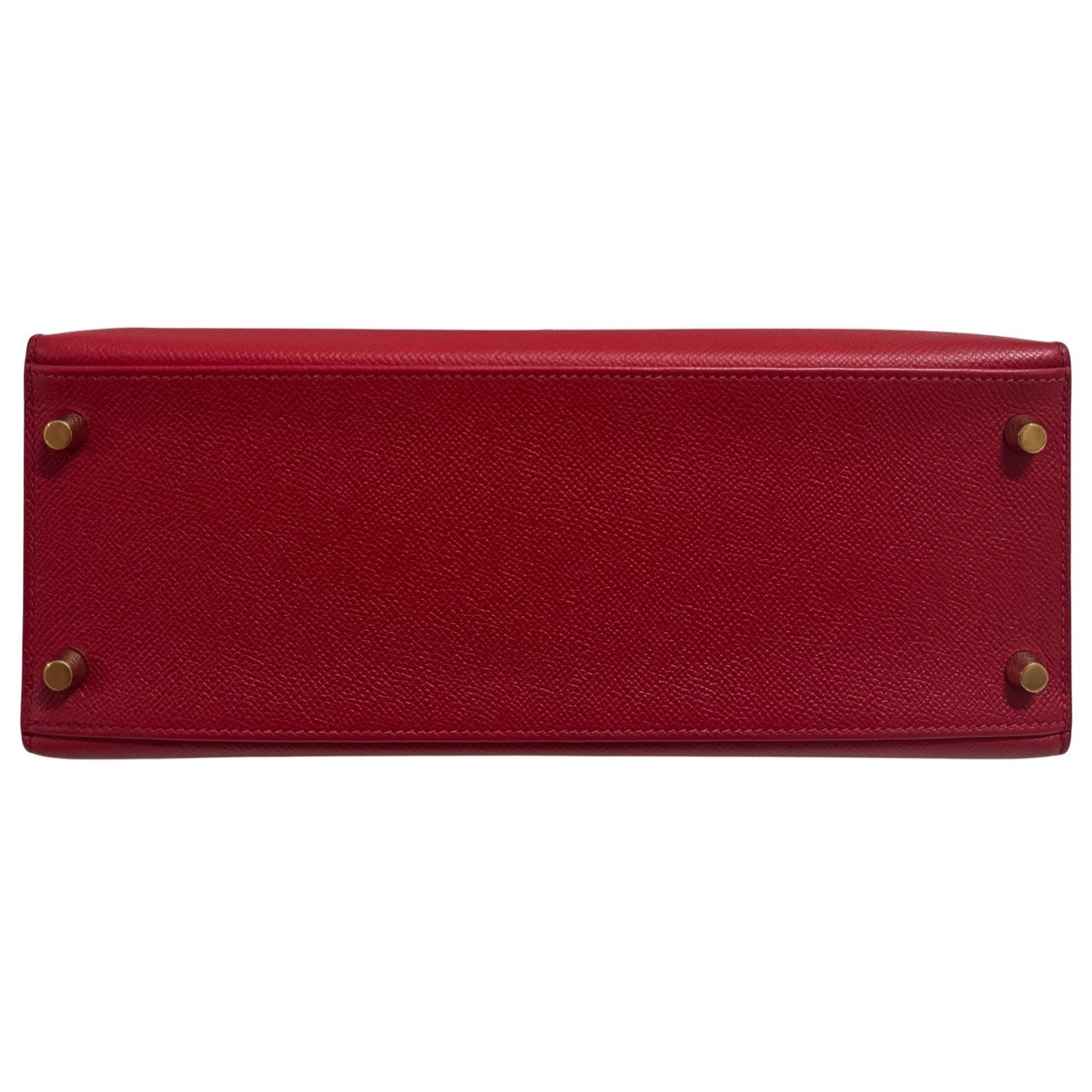 Hermes Kelly 28 Sellier Rouge Casaque Red Epsom Leather Gold Hardware