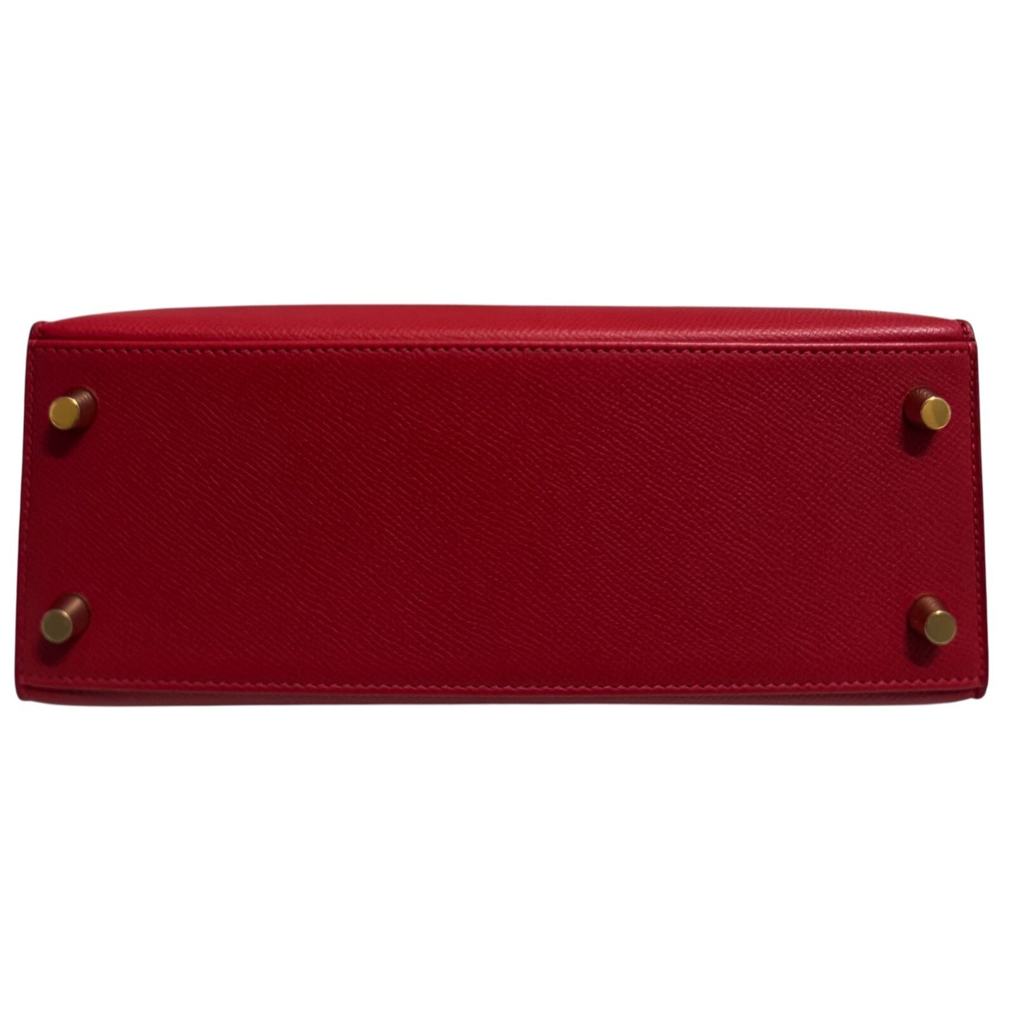 Hermes Kelly 25 Sellier Rouge Casaque Red Epsom Leather Gold Hardware