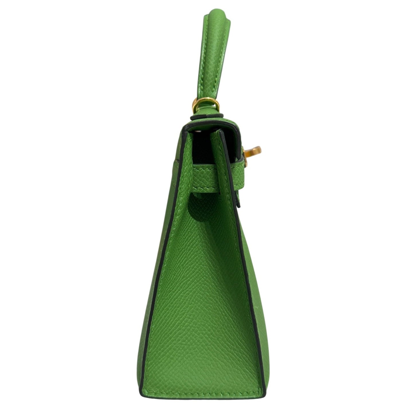 Hermes Kelly Mini 20 Vert Yucca Green Epsom Leather Gold Hardware RARE