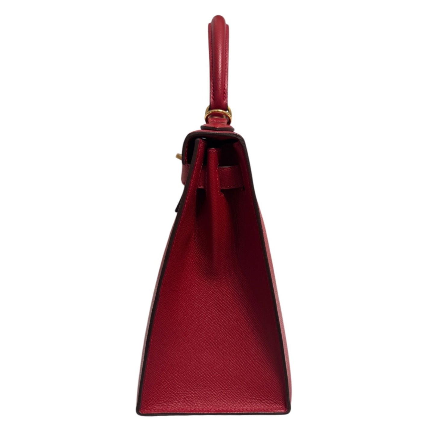Hermes Kelly 28 Sellier Rouge Casaque Red Epsom Leather Gold Hardware