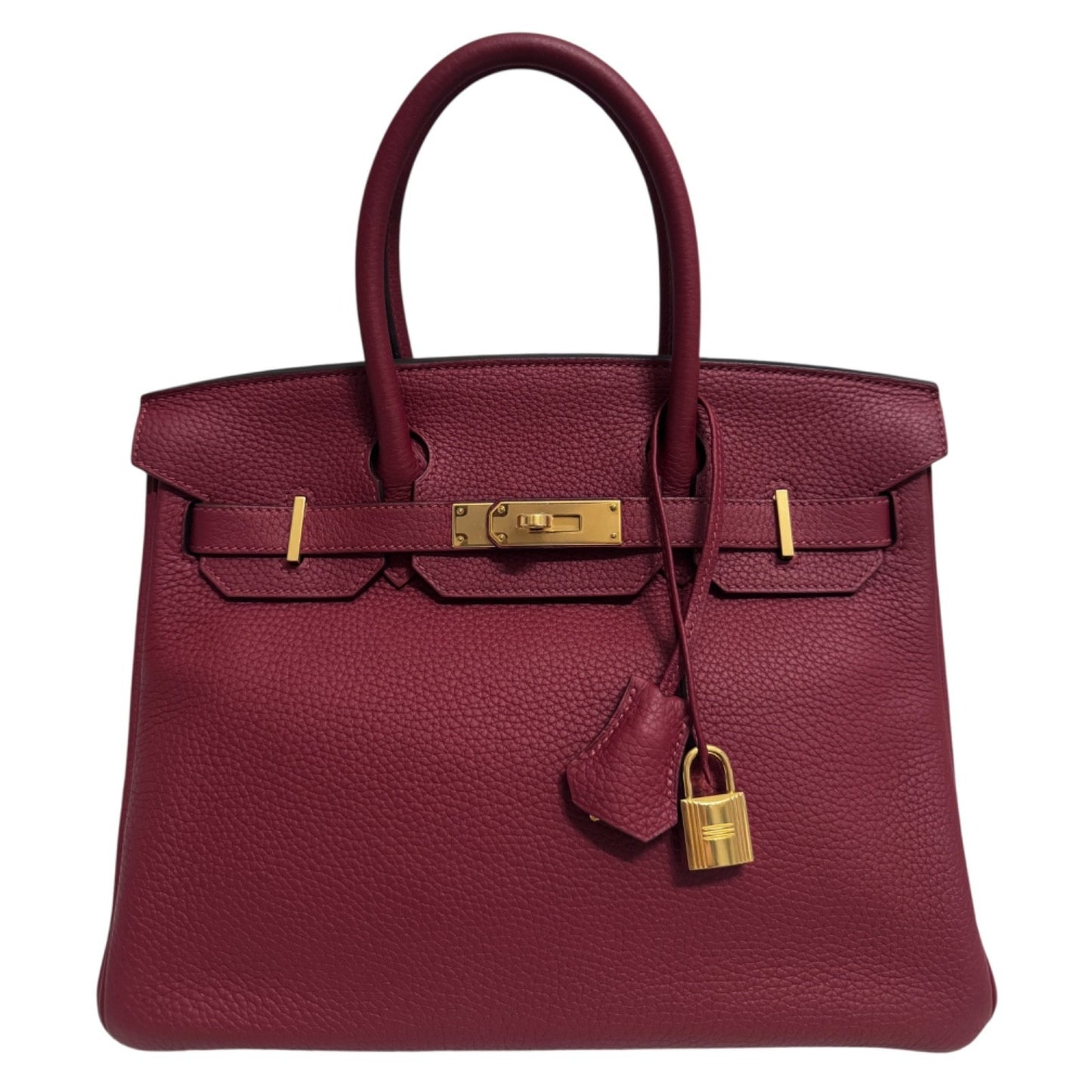 Hermes Birkin 30 Rouge H Red Togo Leather Gold Hardware
