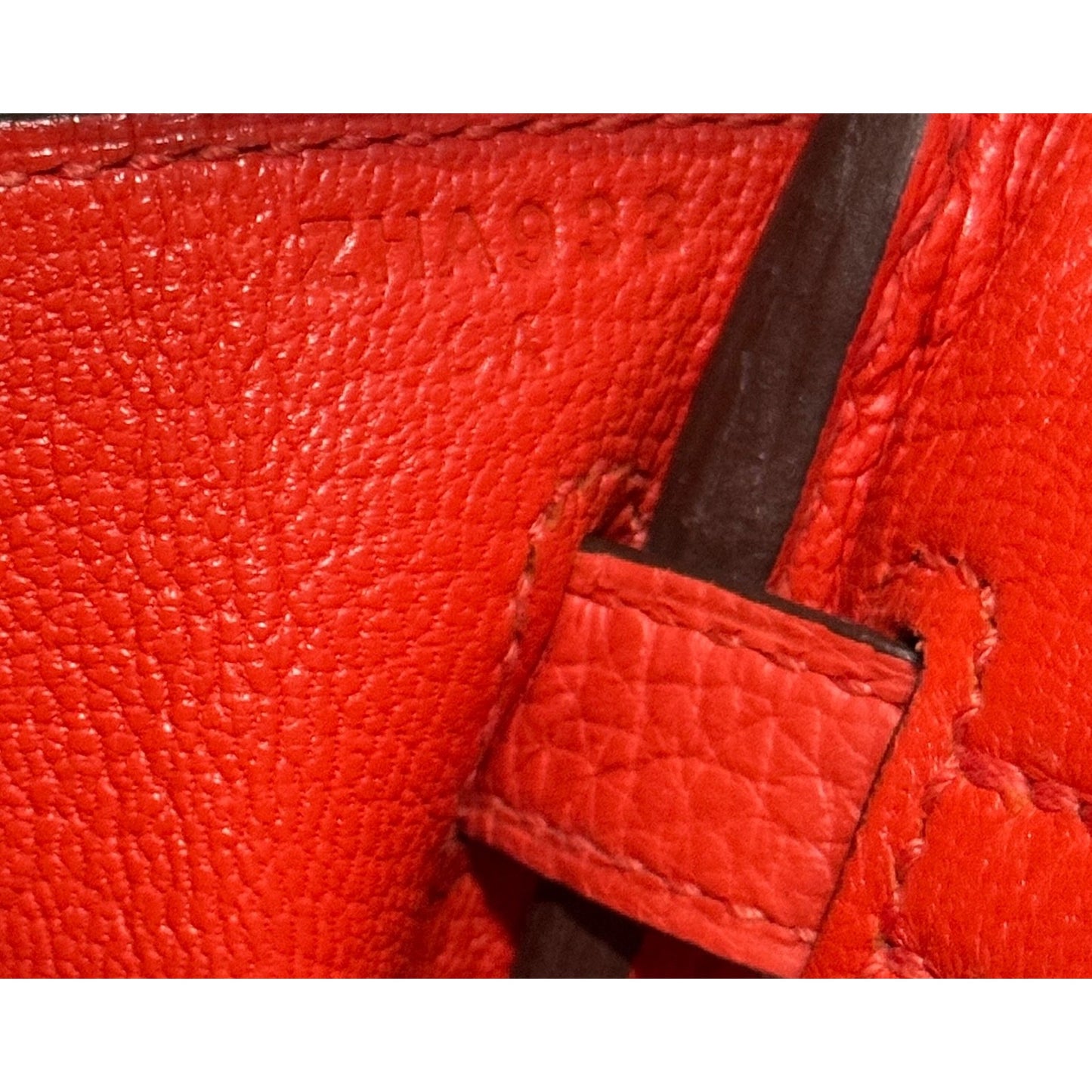 Hermes Birkin 25 Poppy Orange Togo Leather Gold Hardware RARE