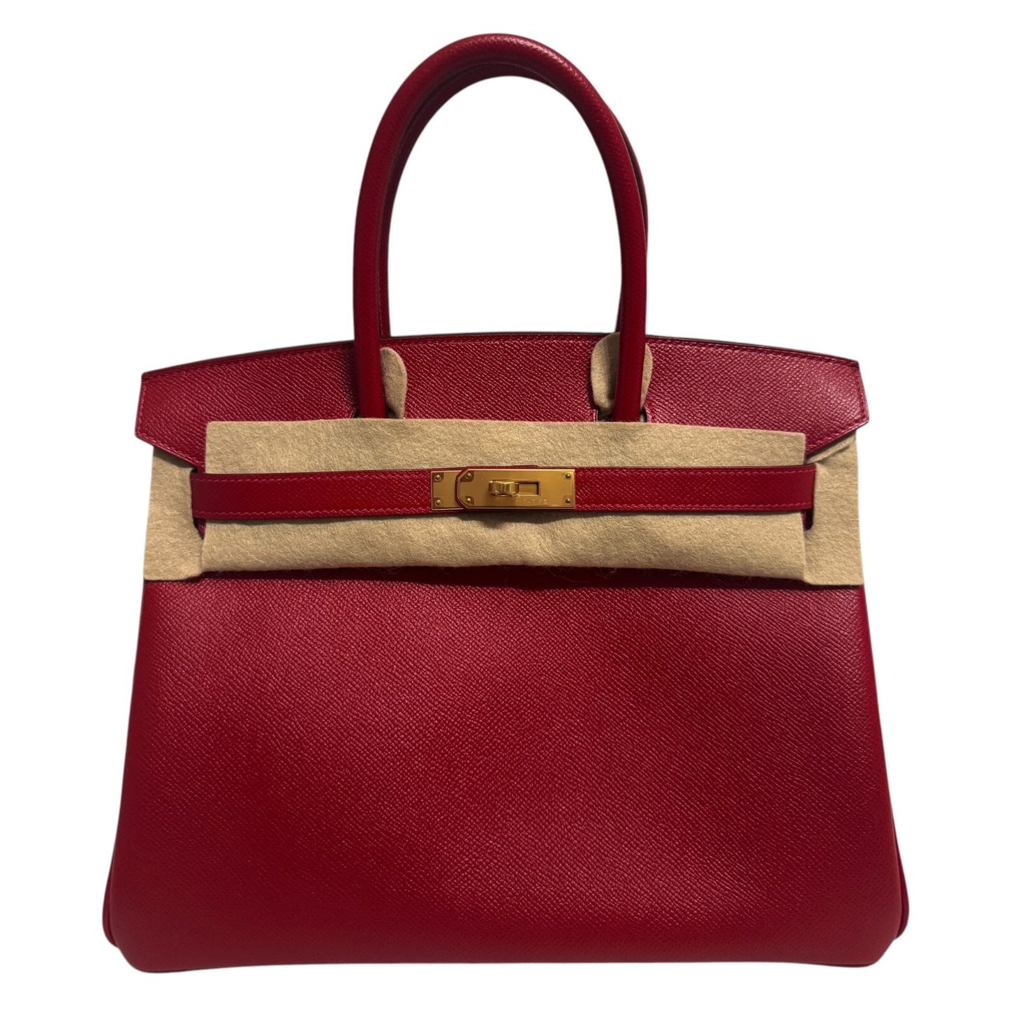 Hermes Birkin 30 Rouge Casaque Red Epsom Leather Gold Hardware