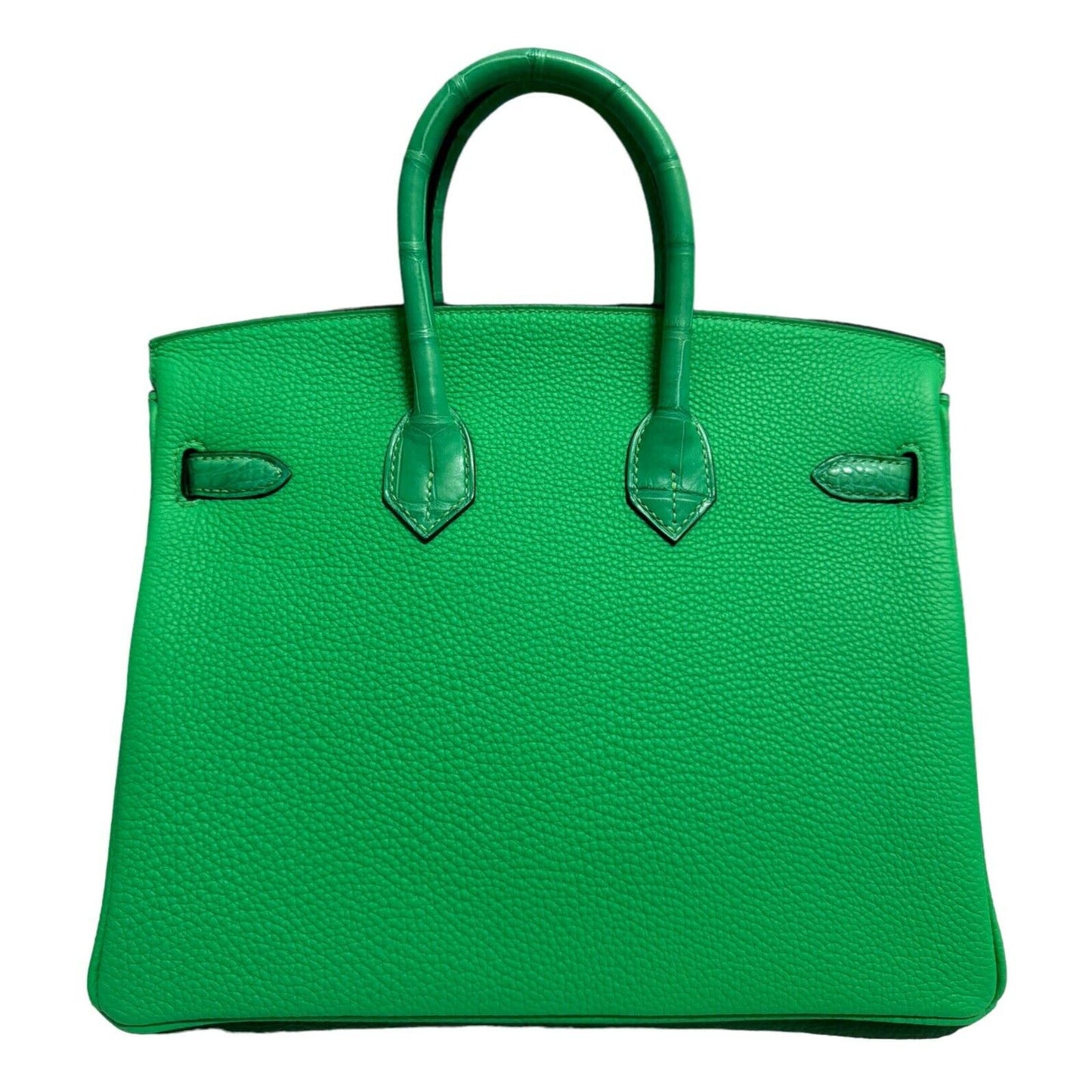 Hermes Birkin 25 Touch Vert Comics Green Togo and Alligator Palladium HWR 2023