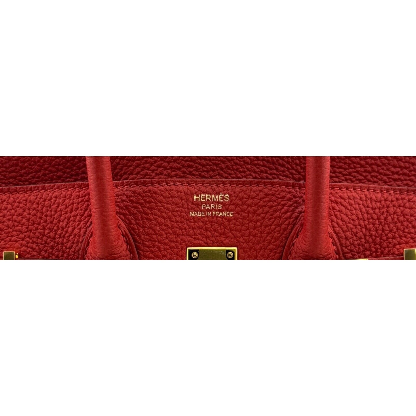 Hermes Birkin 25 Rouge Pivoine Red Togo Leather Gold Hardware