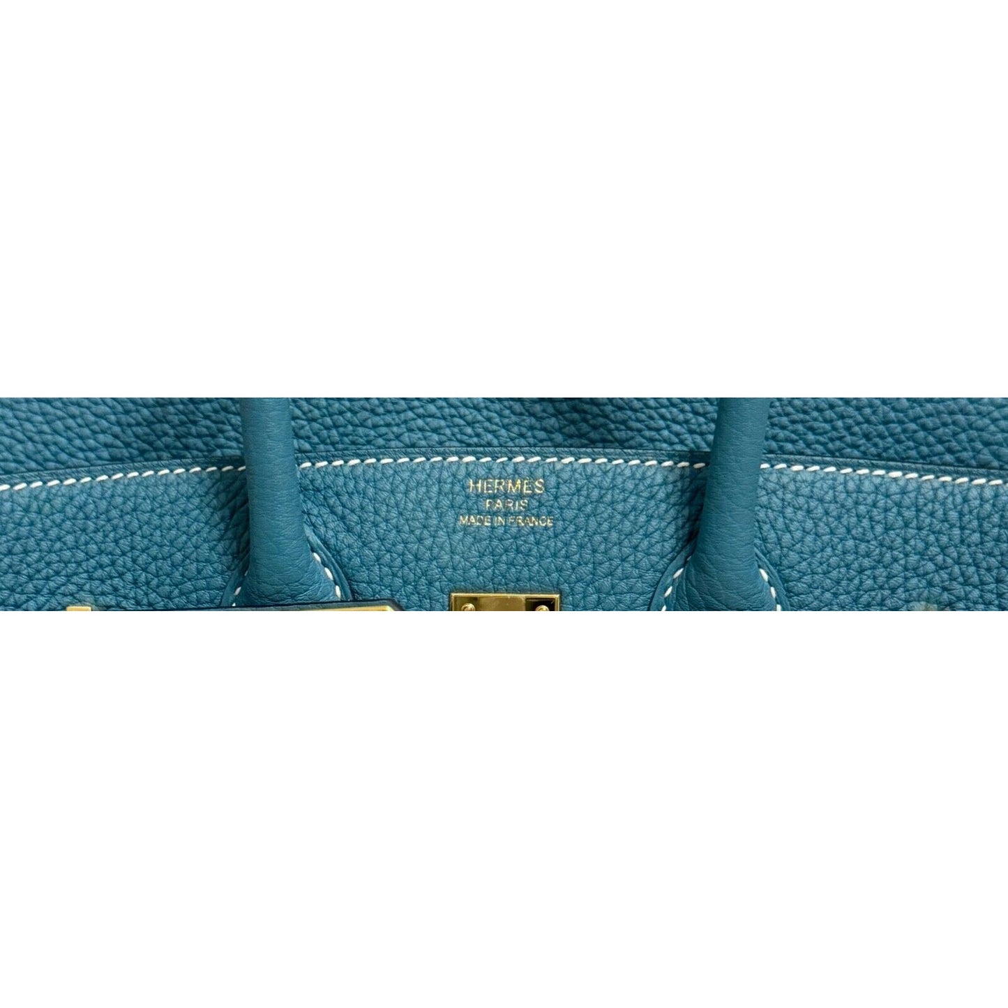 Hermes Birkin 25 Blue Jean Togo Leather Gold Hardware 2024