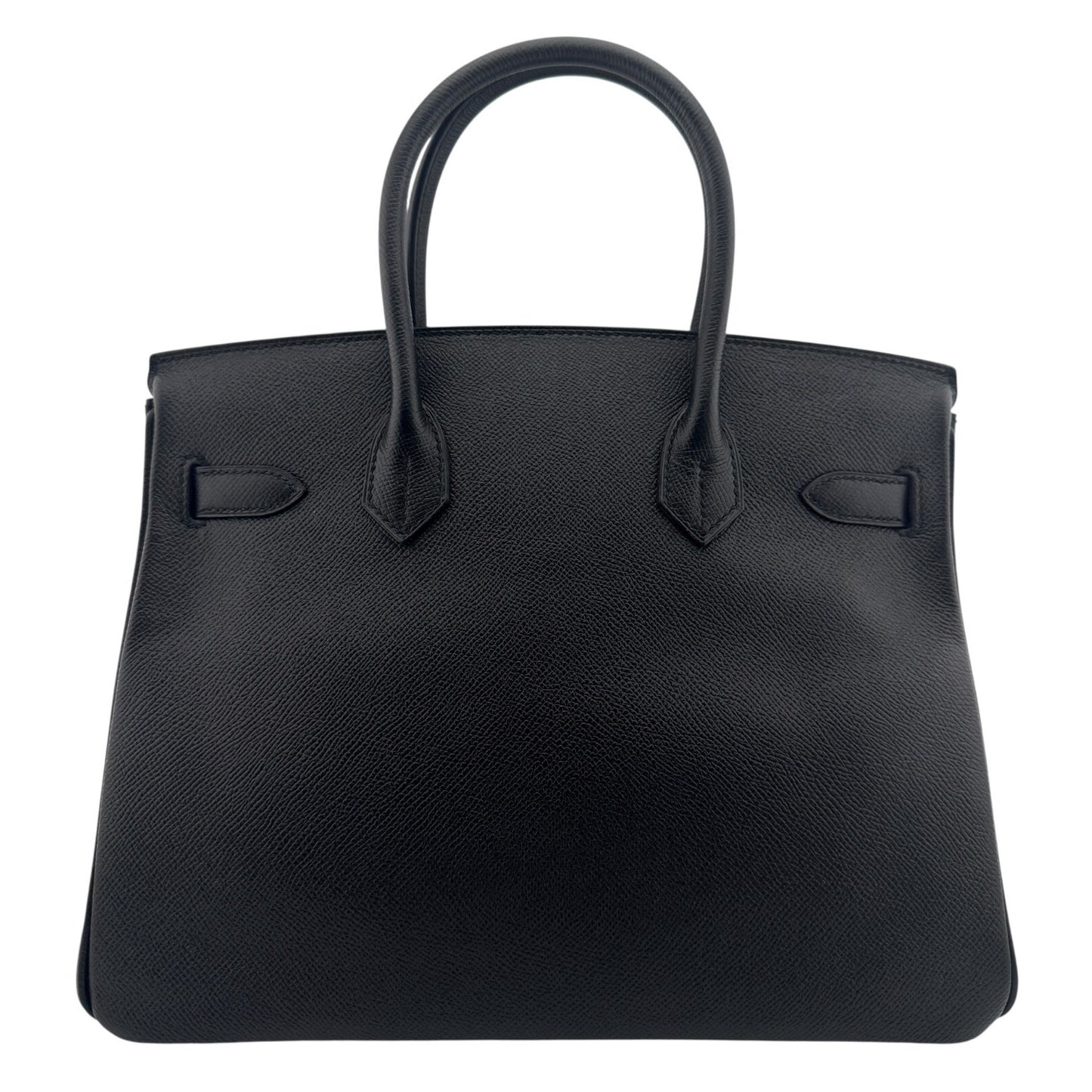 Hermes Birkin 30 Black Noir Epsom Leather Gold Hardware RARE