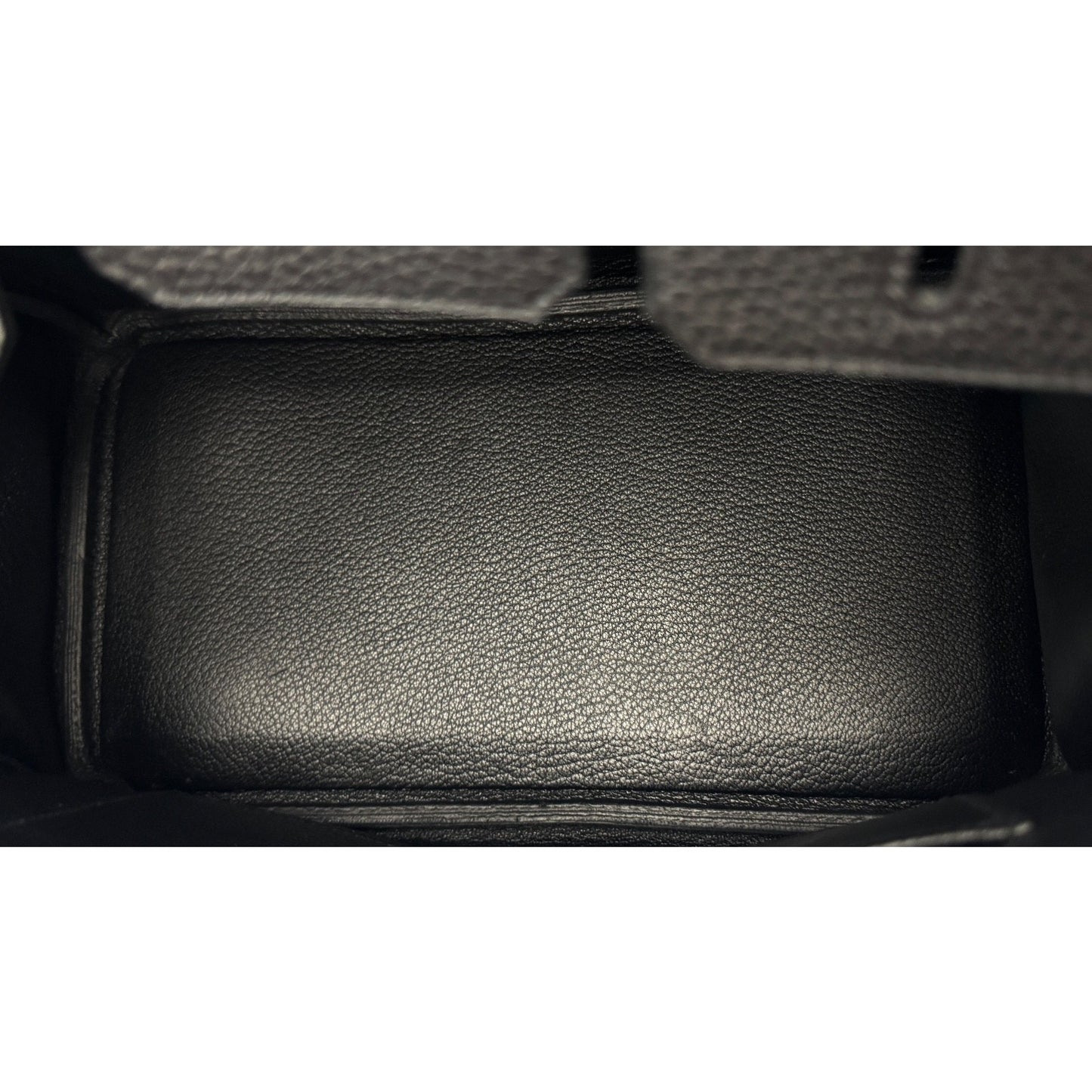 Hermes Birkin 25 Black Noir Togo Leather Palladium Hardware Handbag